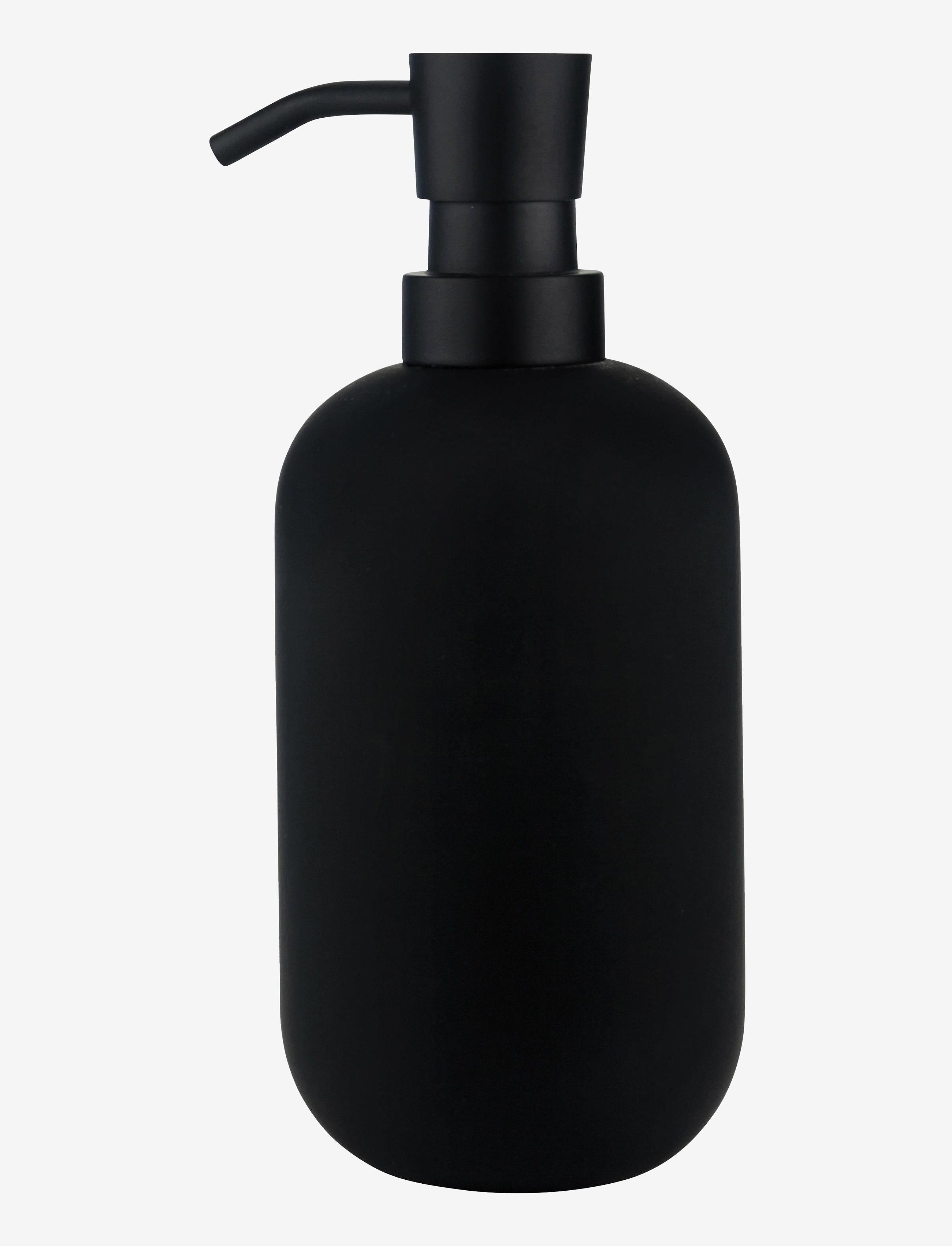 Mette Ditmer Lotus Dispenser, H18 cm, Bathroom Interior, Schwarz - Soap Pumps & Cups, Homeware