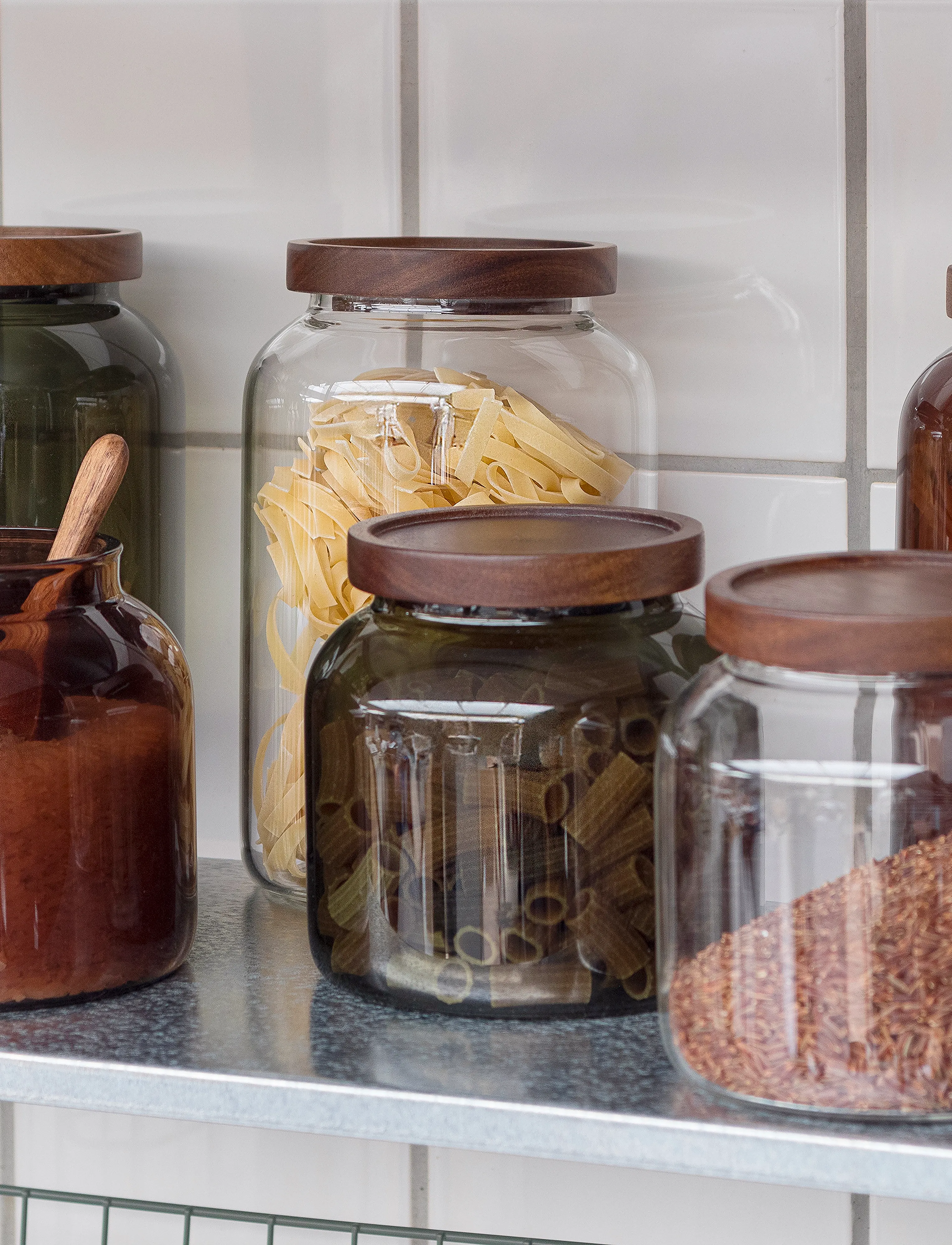 Mette Ditmer - LUNA jar - vorratsgläser - brown - 4