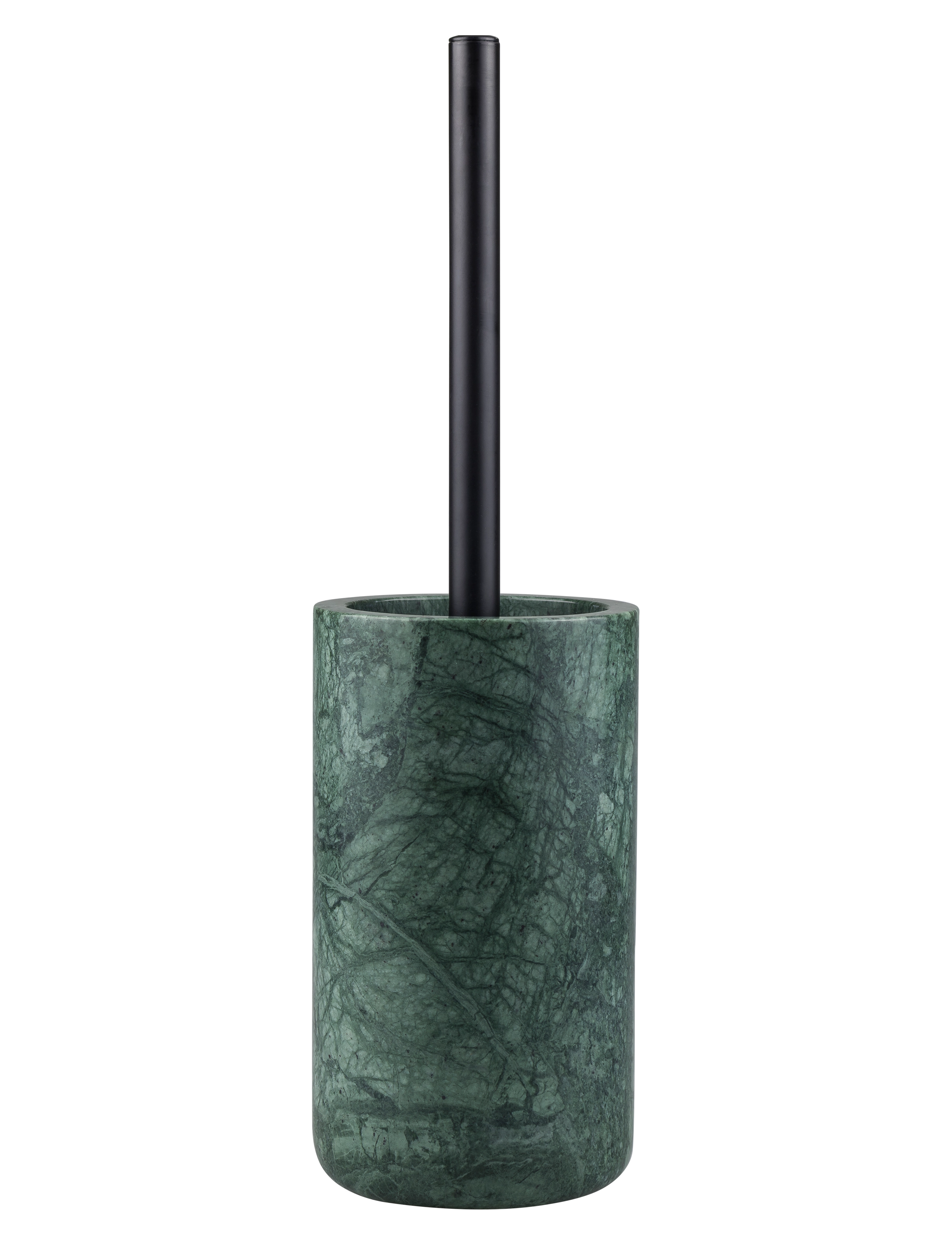 Mette Ditmer Marble Toilet Brush Holder, Toiletbørste, Grøn, Str: Ø10.5X H36CM
