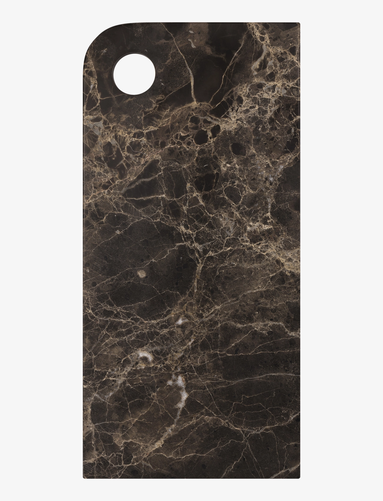 Mette Ditmer Marble Serving Board, Serveringsfad, Brun, Str: W18X L38X H1CM