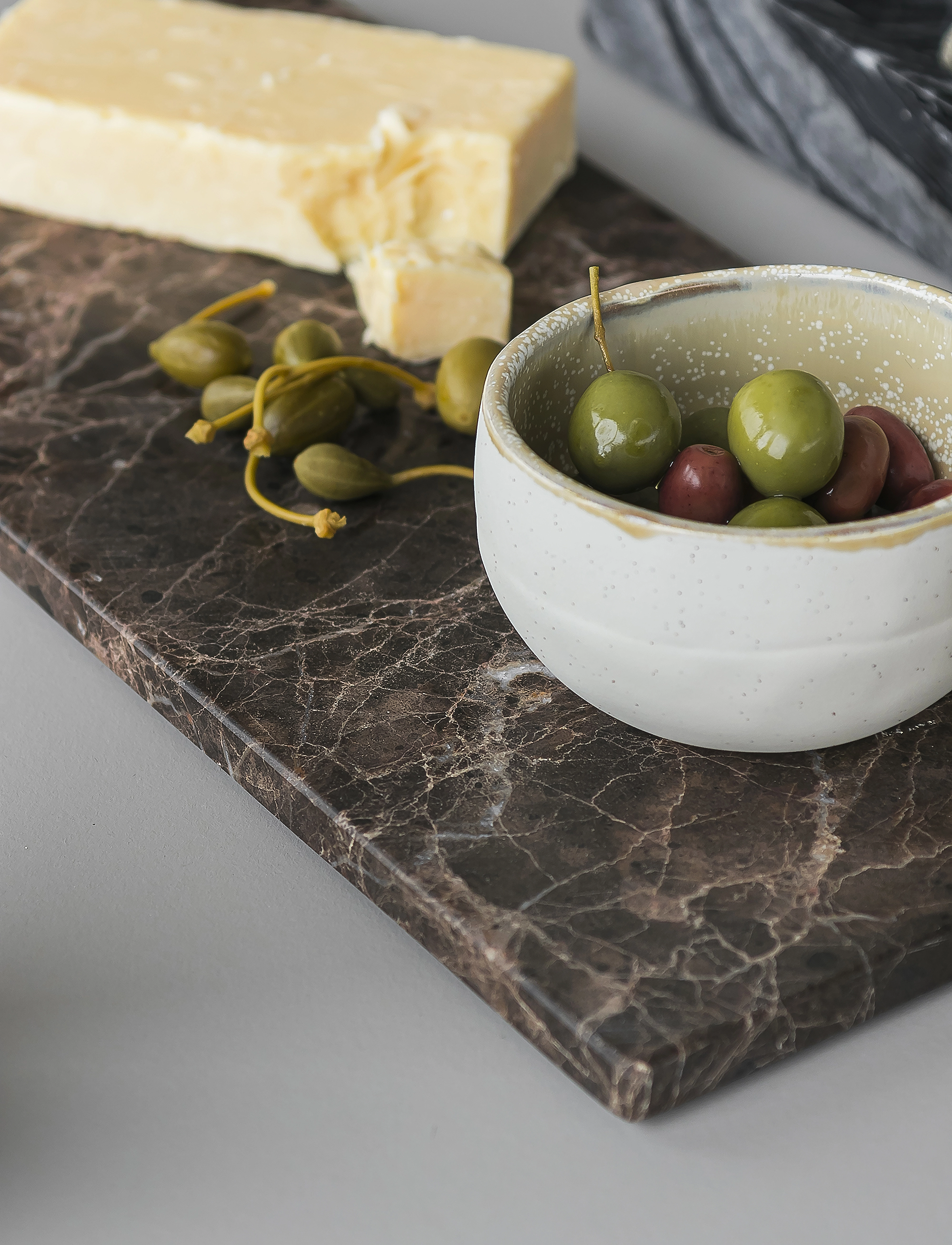 Mette Ditmer - MARBLE serving board - serveringsfat - brown - 3