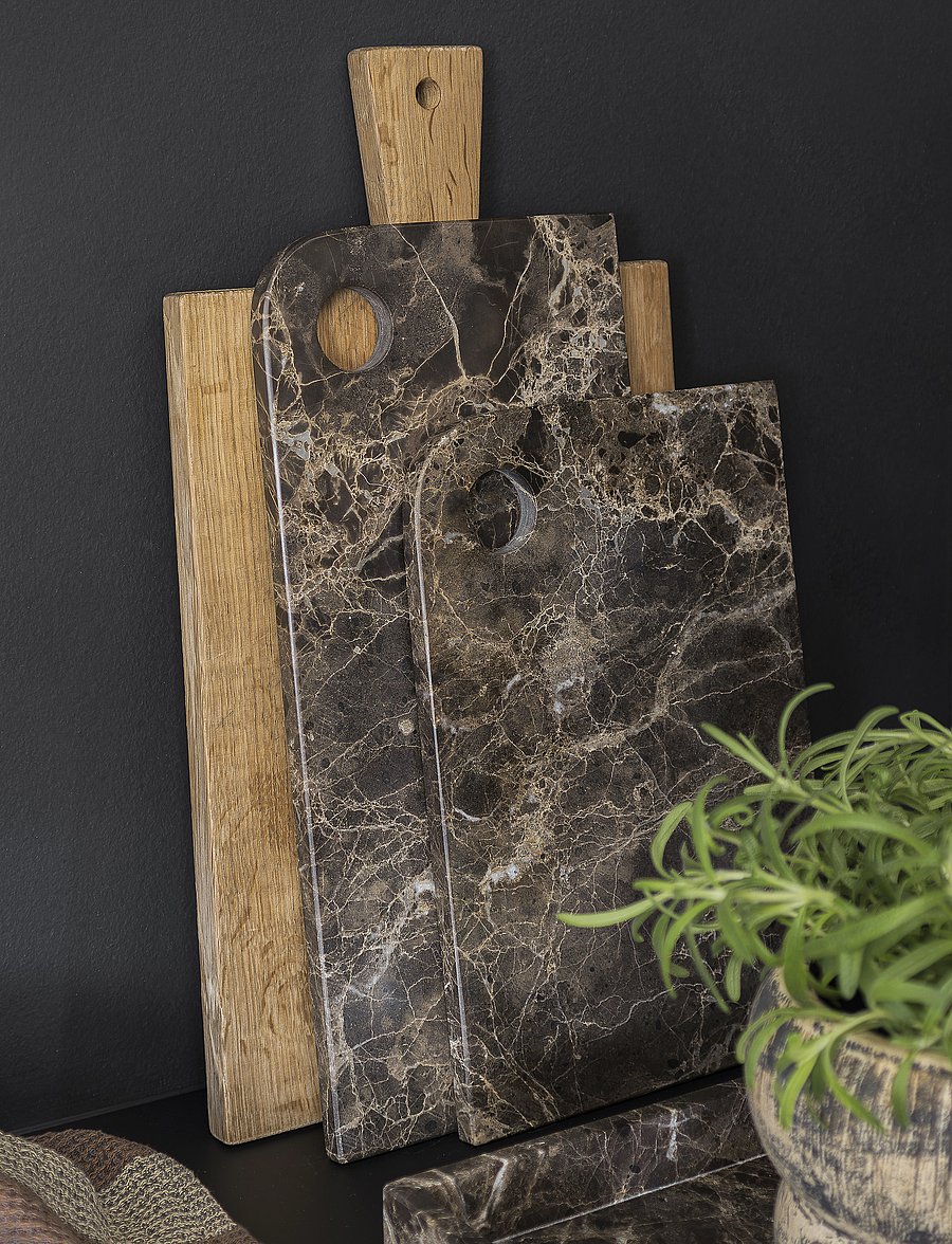 Mette Ditmer - MARBLE serving board - servierplatten - brown - 5