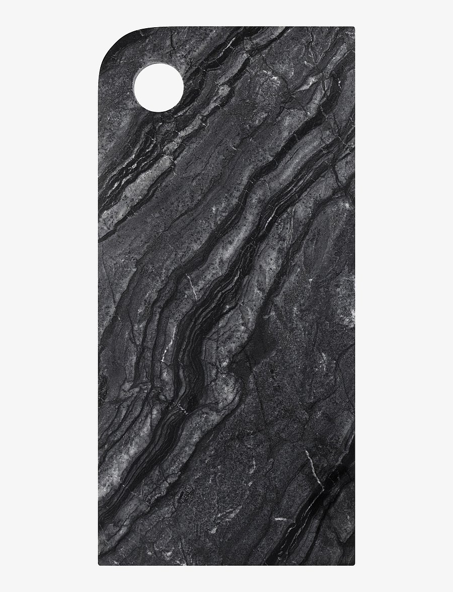 Mette Ditmer - MARBLE serving board - vaagnad ja roogade serveerimisalused - black / grey - 1