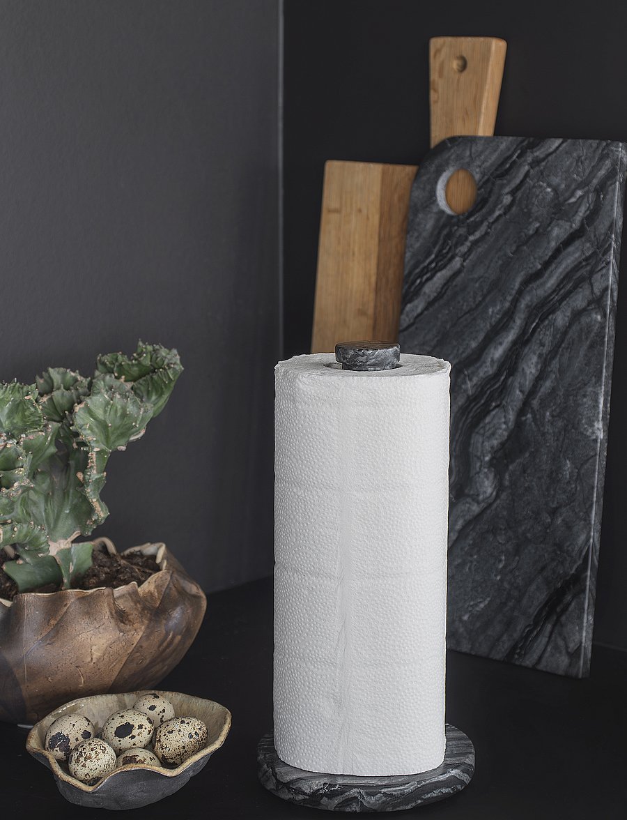Mette Ditmer - MARBLE serving board - vaagnad ja roogade serveerimisalused - black / grey - 3