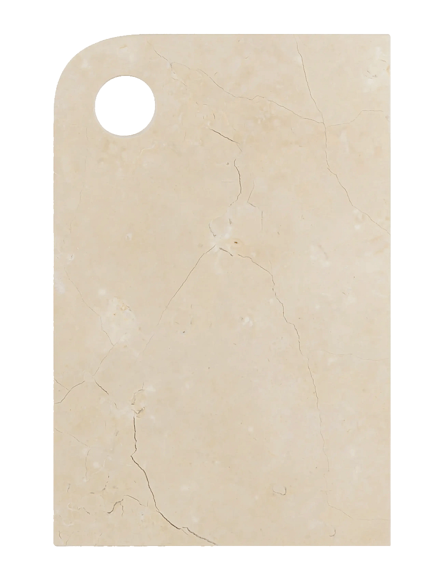 Mette Ditmer - MARBLE serving board, medium - tapas alused ja komplektid - sand - 1