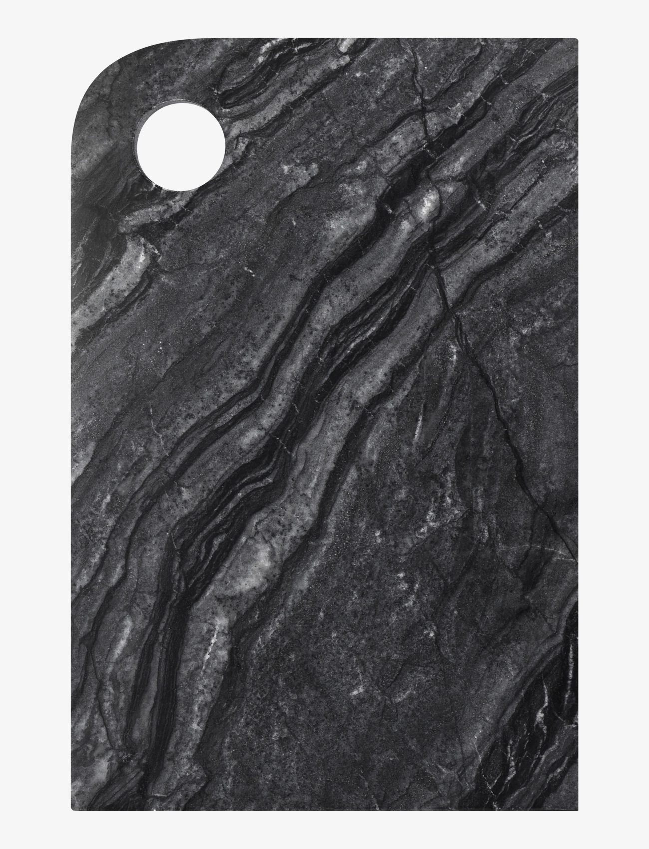 Mette Ditmer Marble Serving Board, Serveringsfad, Sort, Str: W20X L30X H1CM