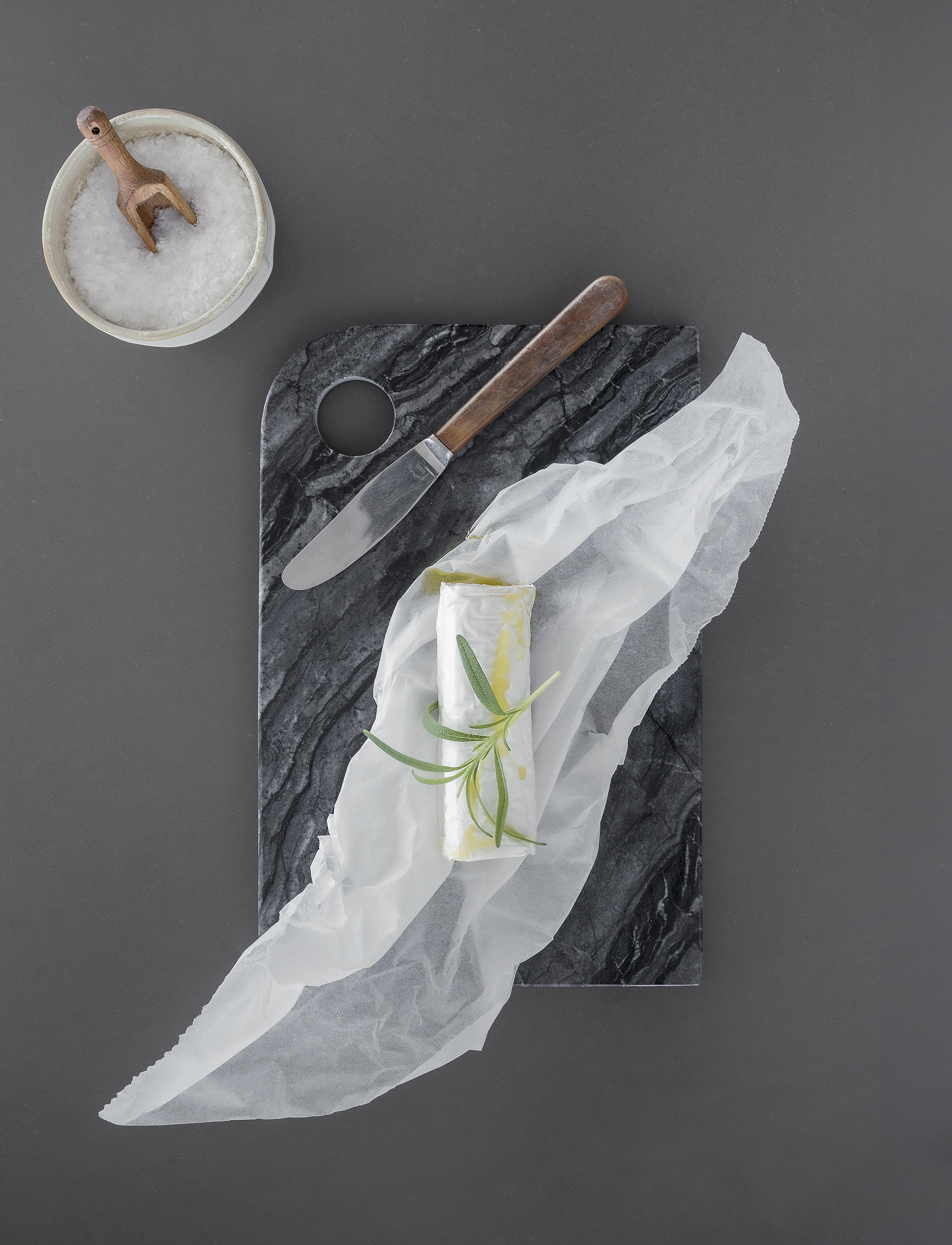 Mette Ditmer Marble Serving Board, W20X L30X H1 cm, Dishes, Schwarz - Platters, Homeware