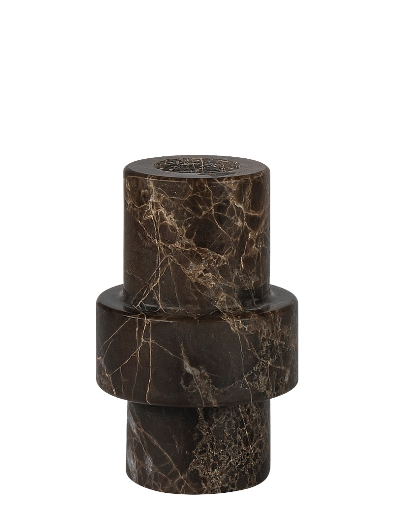 Mette Ditmer - MARBLE candleholder, large - nach preis einkaufen - brown - 0