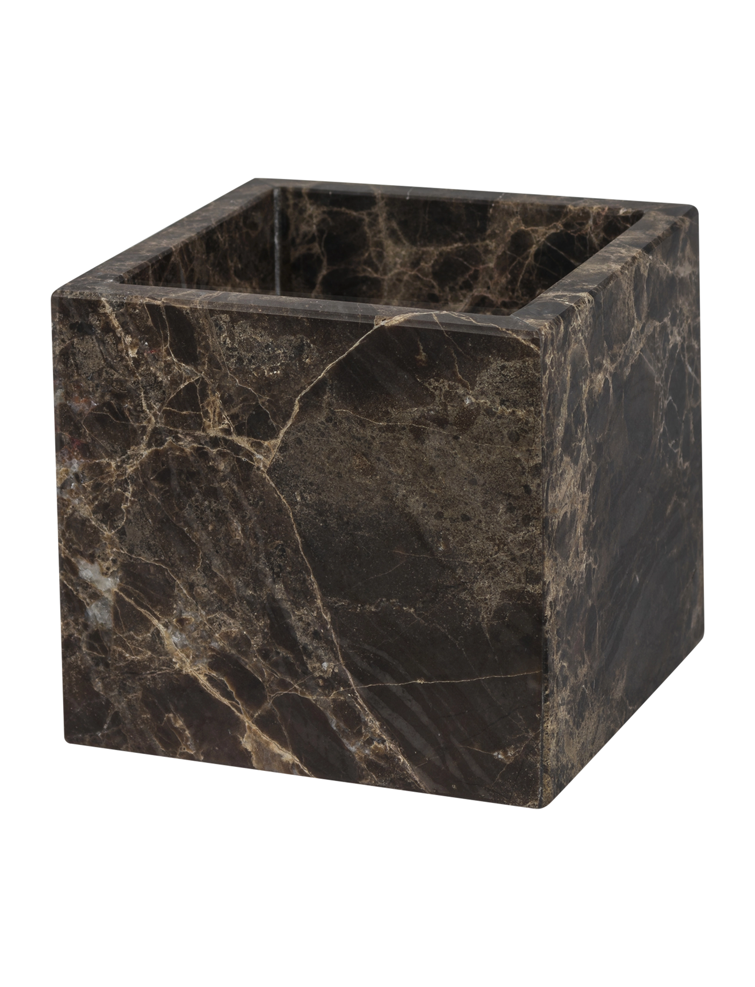 Mette Ditmer - MARBLE cube - aufbewahrungsboxen - brown - 2
