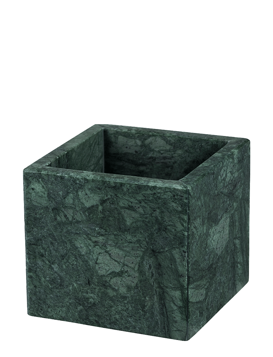 Mette Ditmer - MARBLE cube - dekoschalen - dark forest - 1