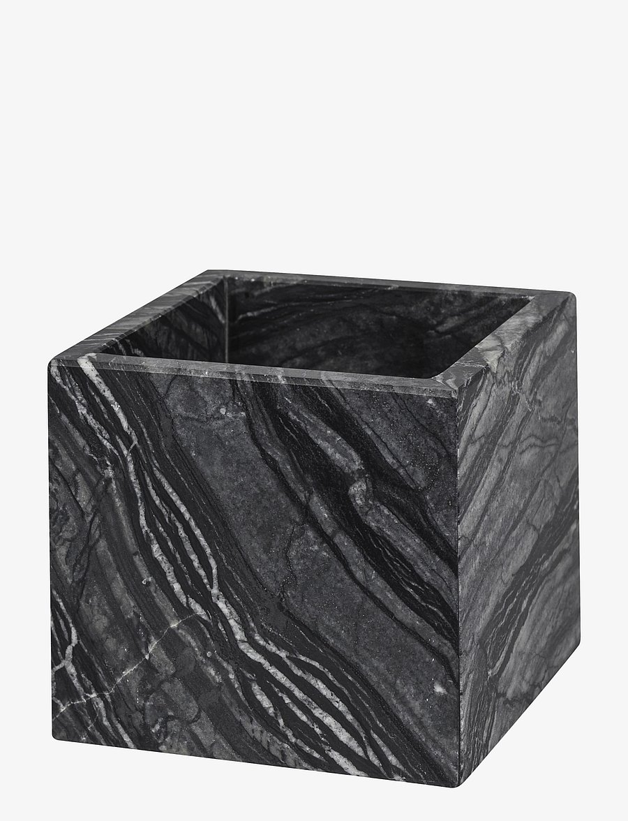 Mette Ditmer - MARBLE cube - minikarbid - black / grey - 1