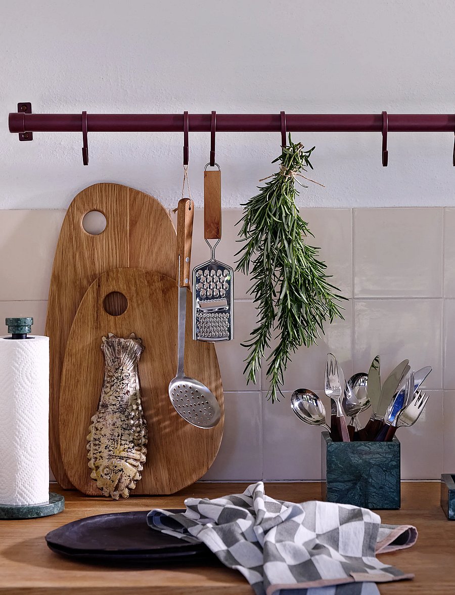 Mette Ditmer - MARBLE kitchen roll holder - majapidamispaberi hoidjad - dark forest - 3