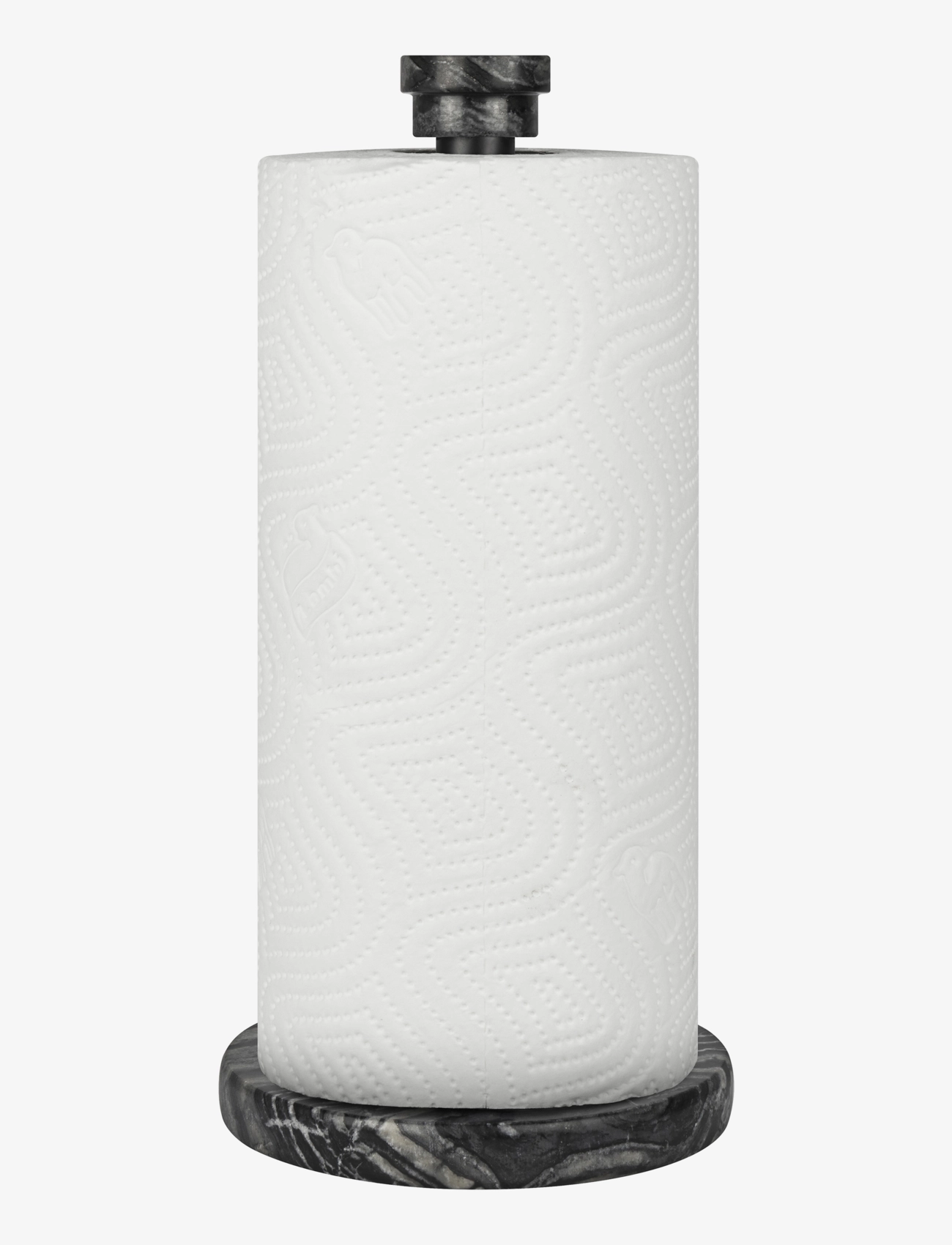 Mette Ditmer - MARBLE kitchen roll holder - kitchen roll holders - black / grey - 2