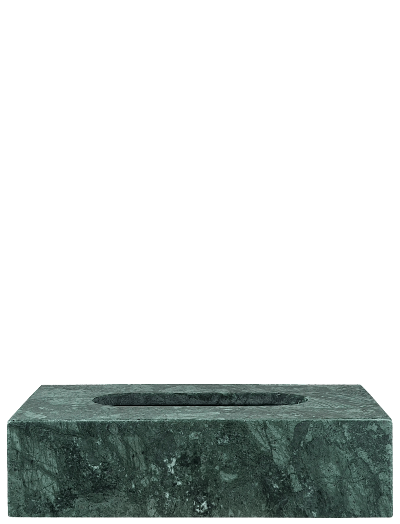 Mette Ditmer - MARBLE tissue cover - serviettenringe- & halter - dark forest - 0