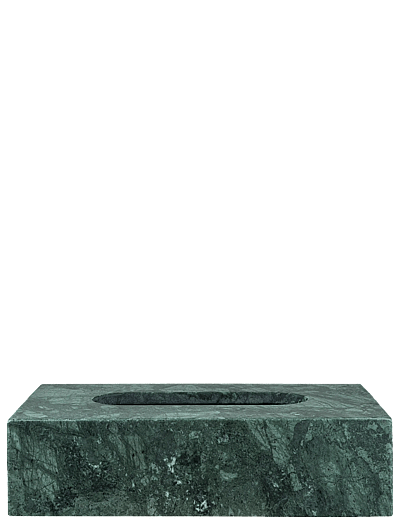Mette Ditmer MARBLE tissue cover - Salvrätikute rõngad ja hoidikud - DARK FOREST / khaki/green