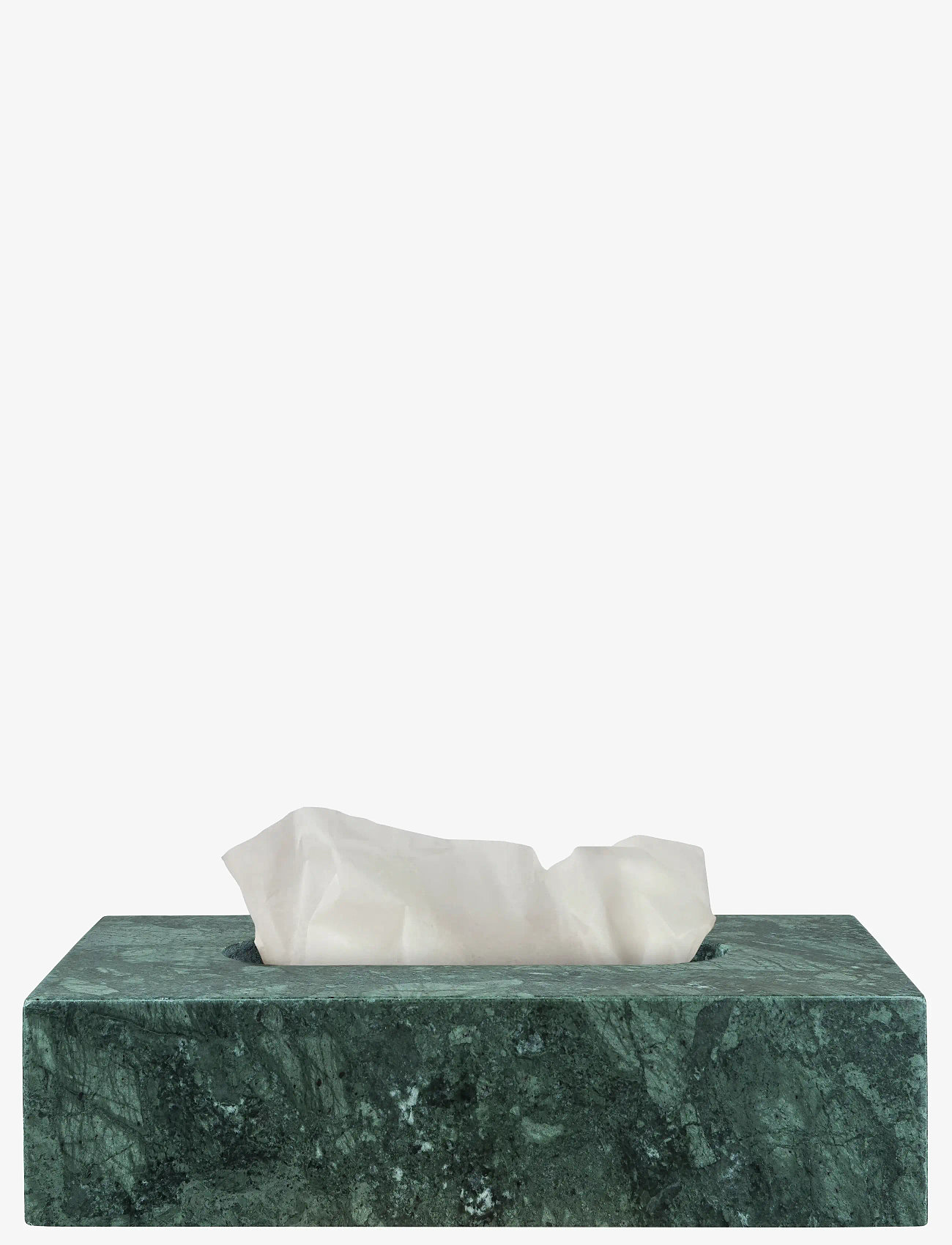 Mette Ditmer - MARBLE tissue cover - serviettenringe- & halter - dark forest - 1