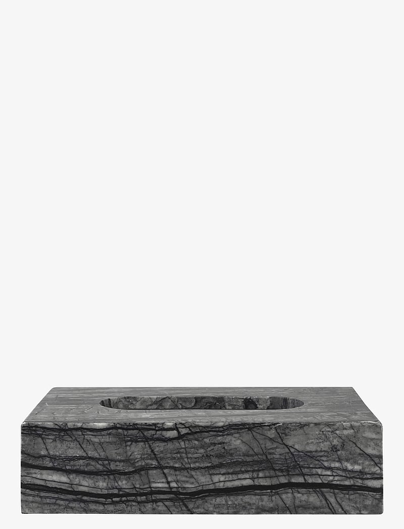 Mette Ditmer - MARBLE tissue cover - minikarbid - black / grey - 1