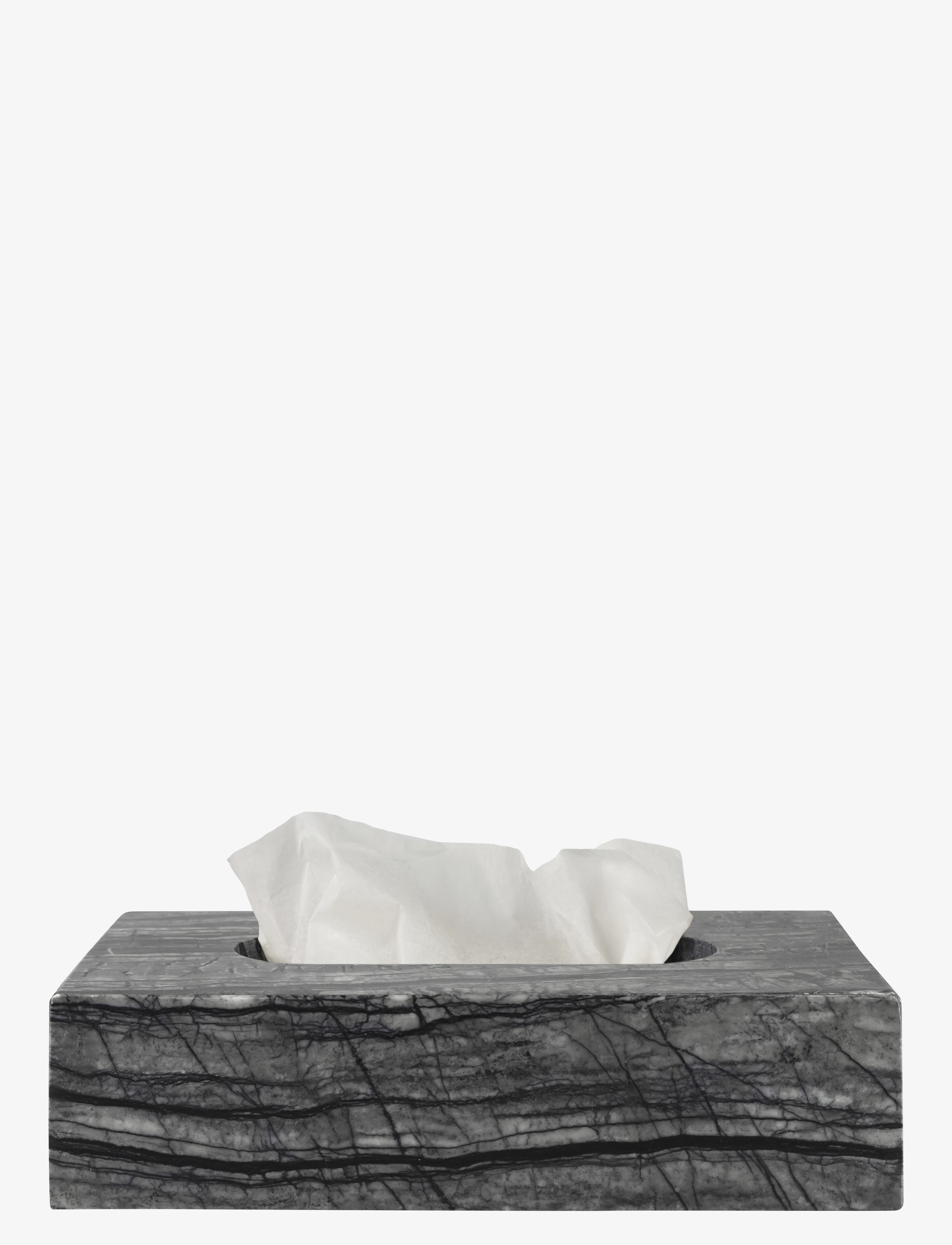 Mette Ditmer - MARBLE tissue cover - aufbewahrungsboxen - black / grey - 2