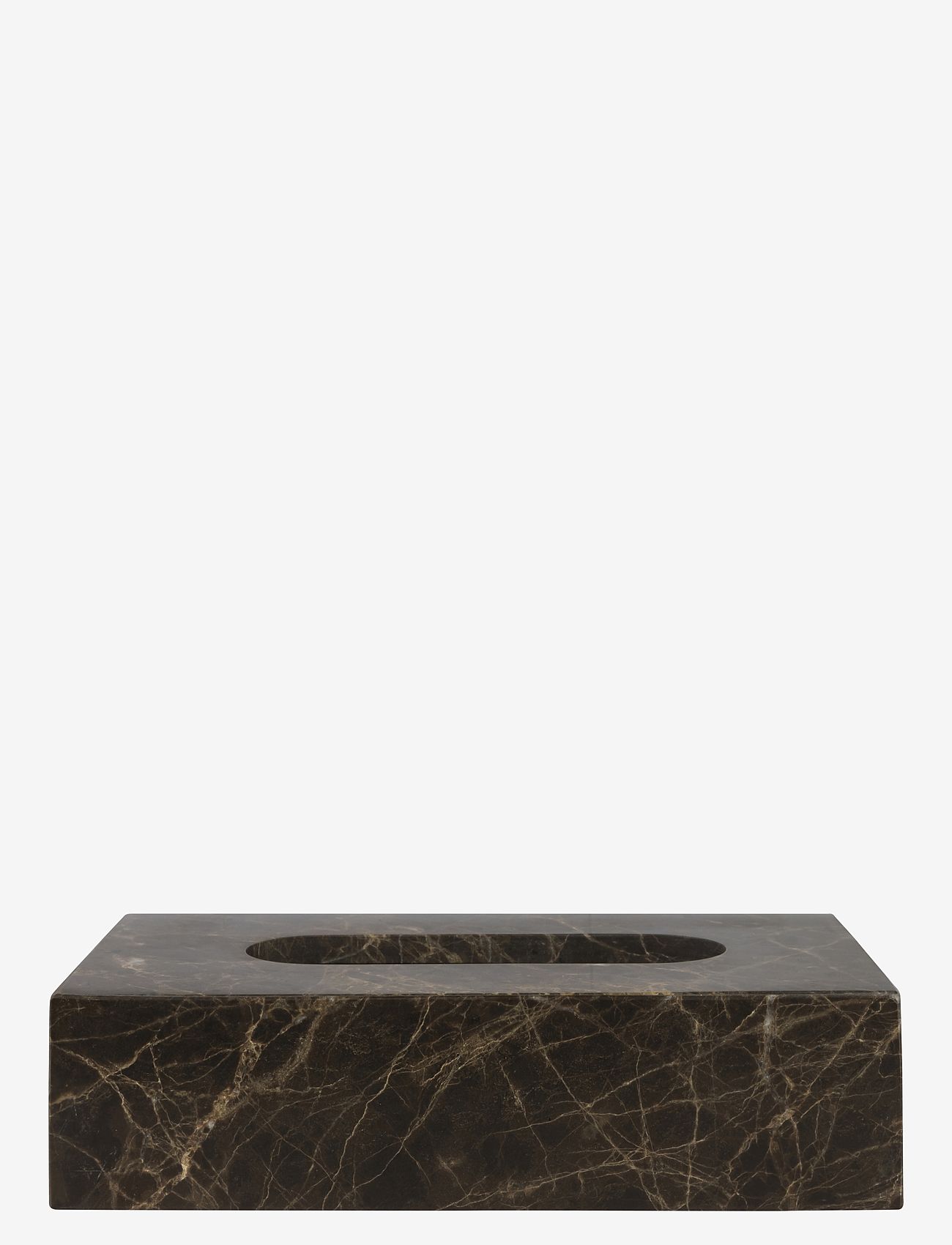 Mette Ditmer - MARBLE tissue cover - aufbewahrungsboxen - brown - 1