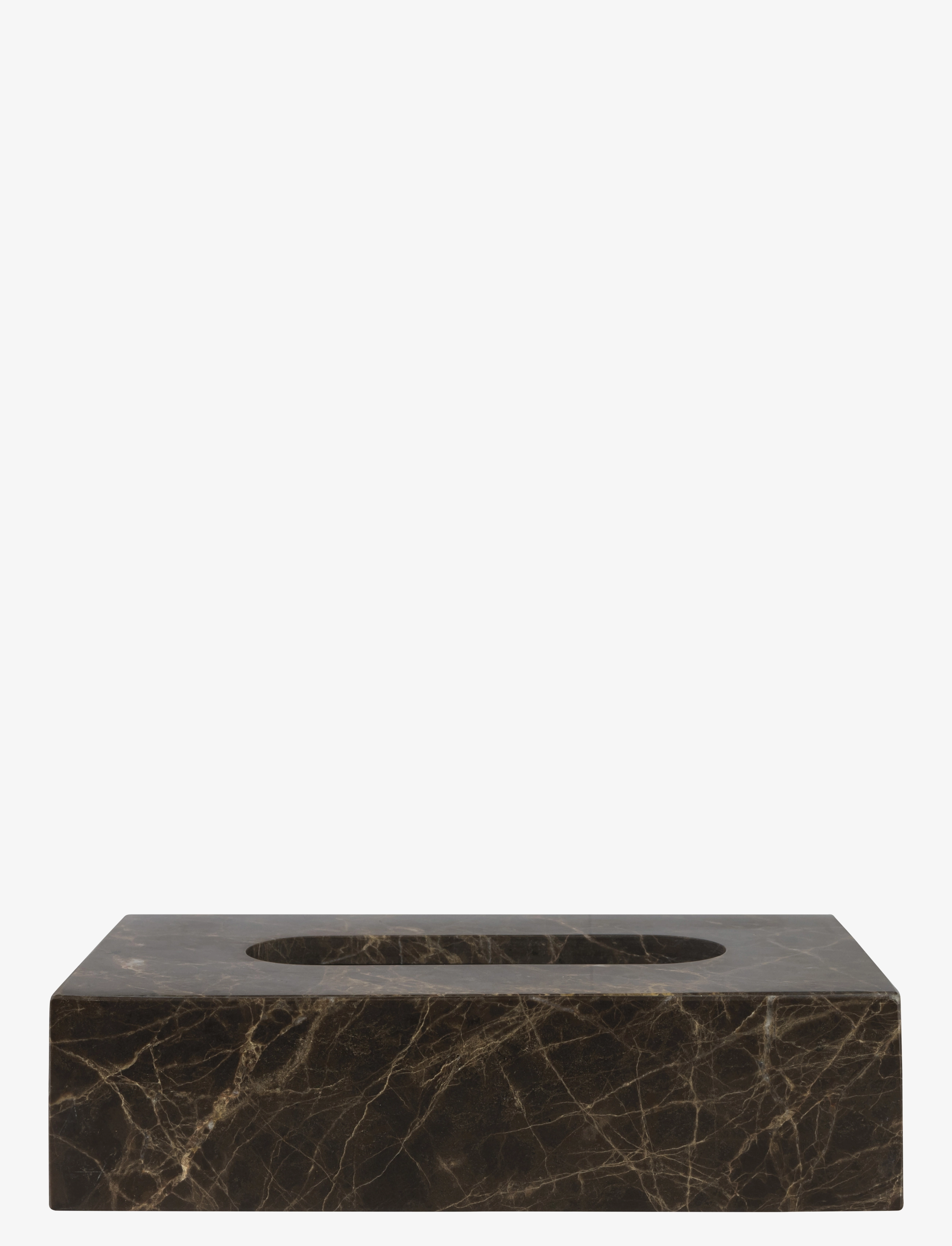 Mette Ditmer MARBLE tissue cover - Einrichtung - BROWN / brown