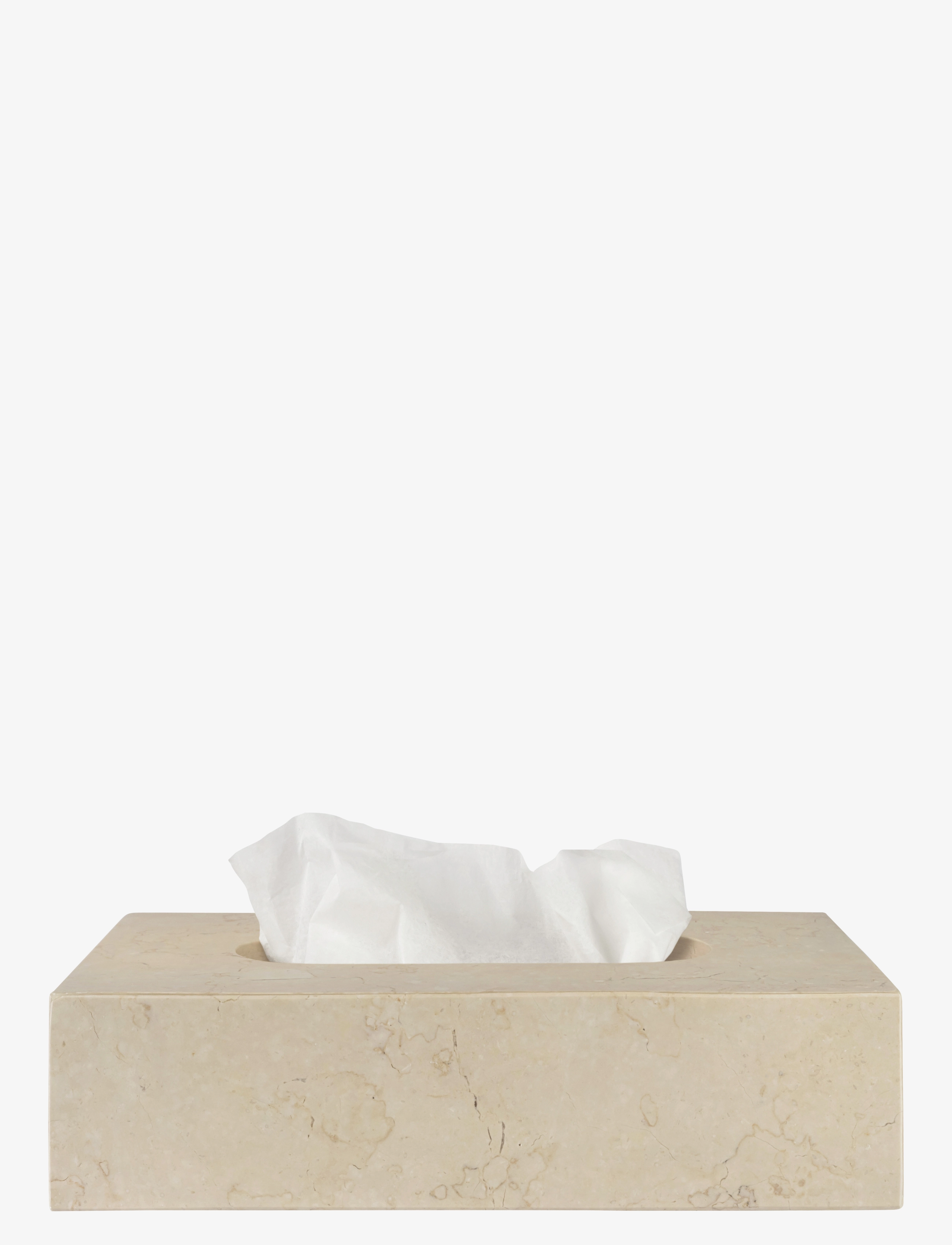 Mette Ditmer - MARBLE tissue cover - decorative storage - sand - 2