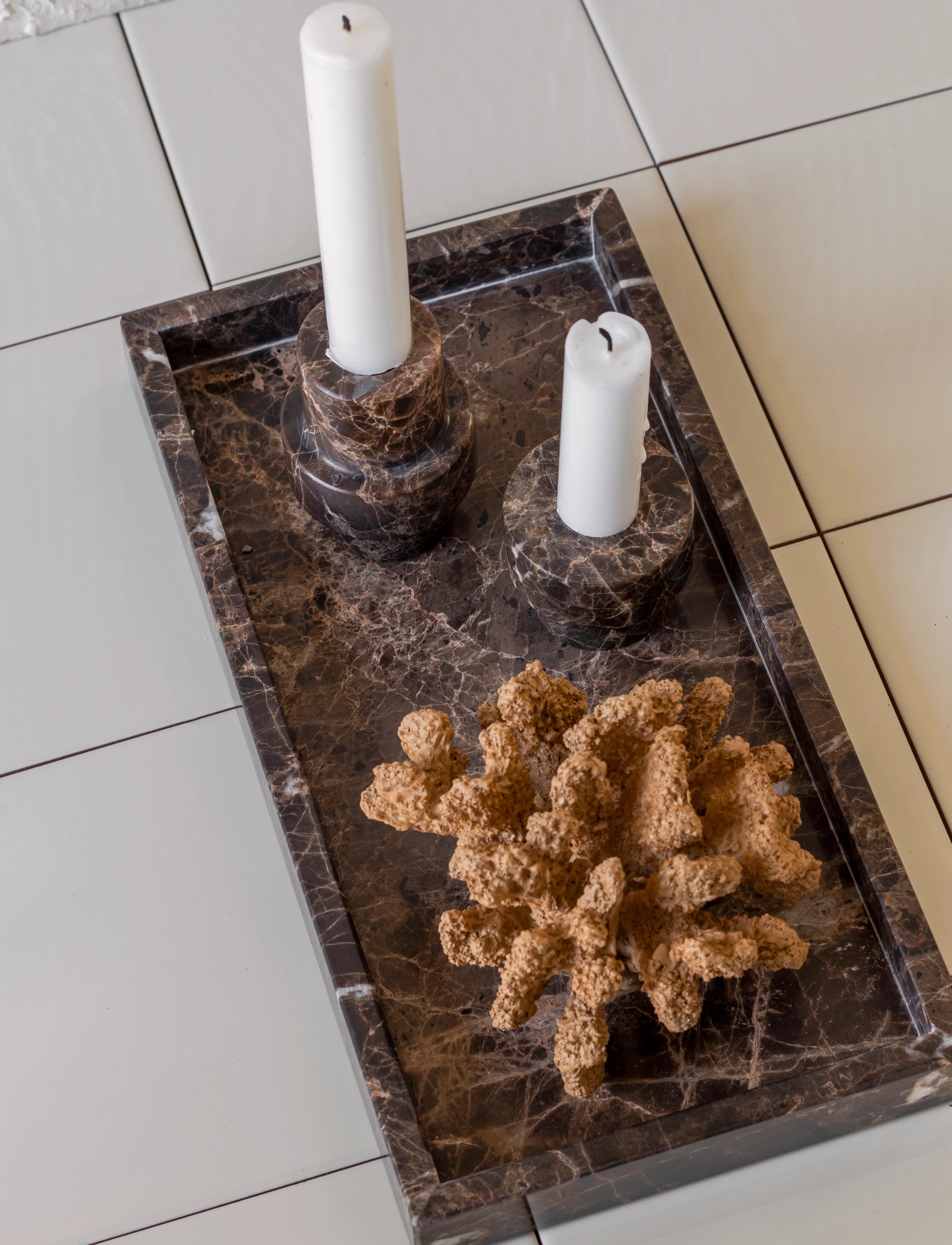 Mette Ditmer - MARBLE deco tray - nach preis einkaufen - brown - 3