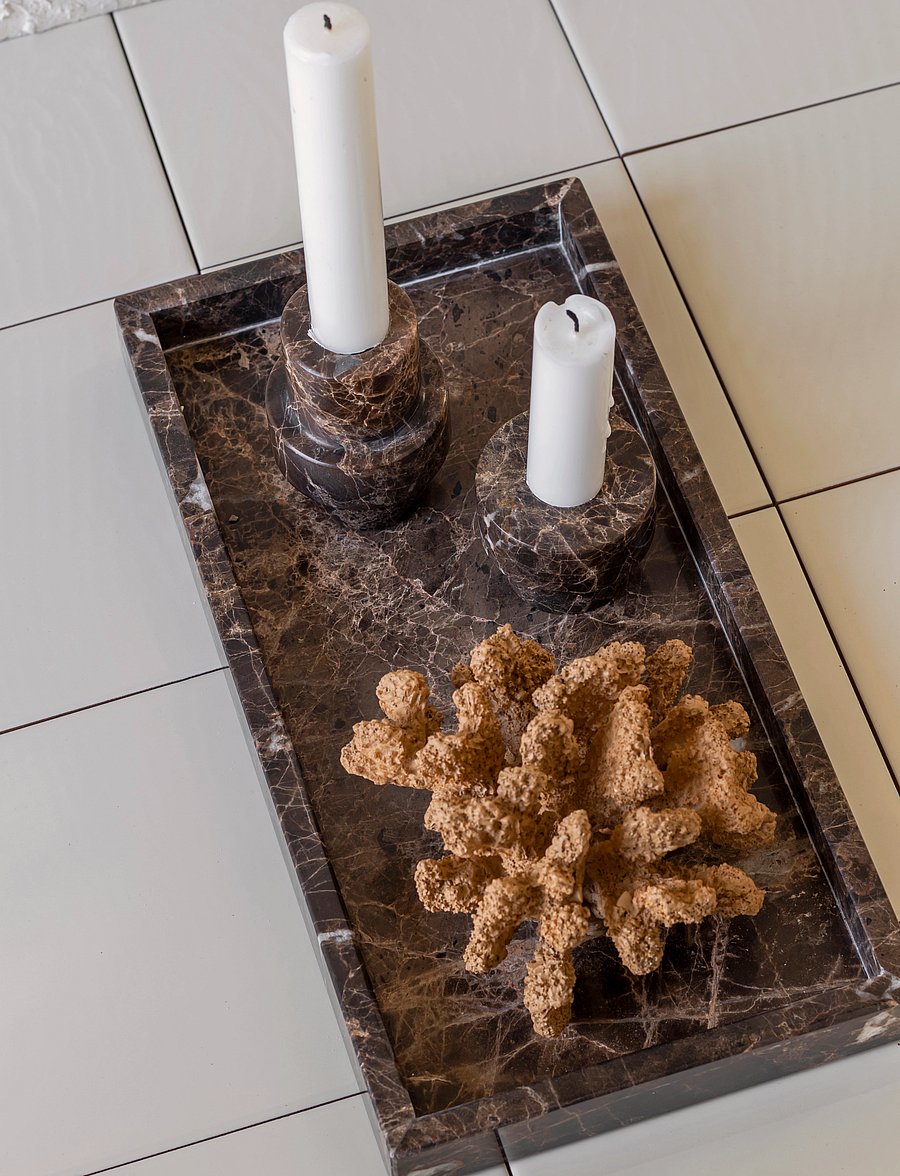 Mette Ditmer - MARBLE deco tray - nach preis einkaufen - brown - 3