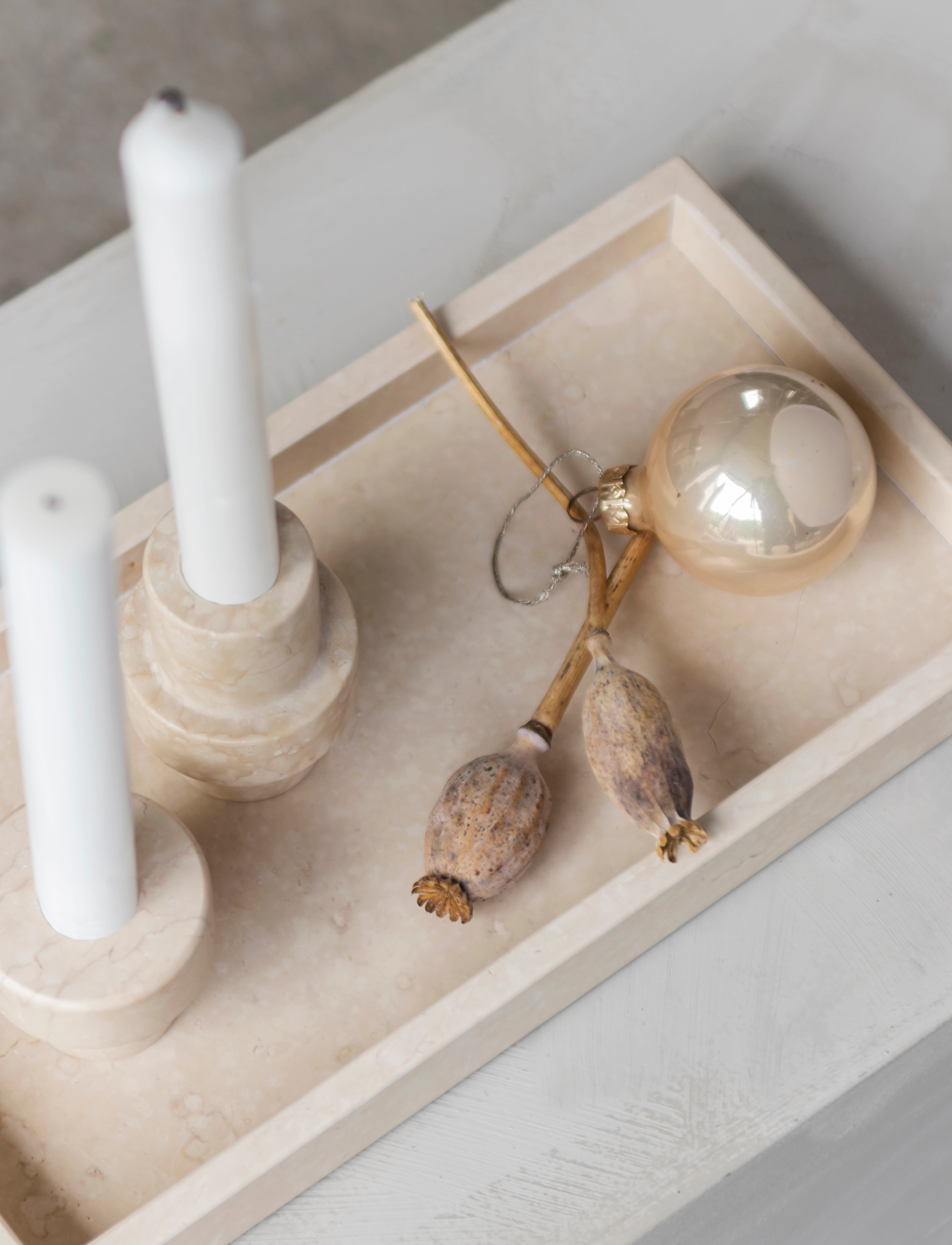 Mette Ditmer - MARBLE deco tray - nach preis einkaufen - sand - 4