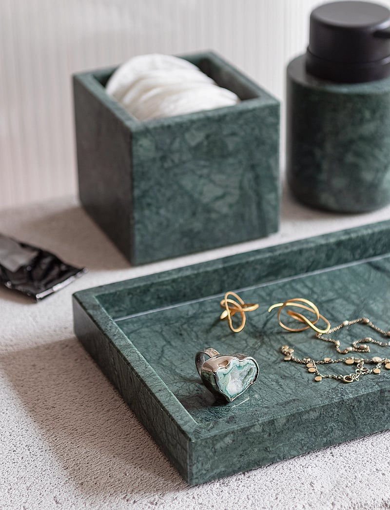 Mette Ditmer - MARBLE deco tray - dekoschalen - dark forest - 0