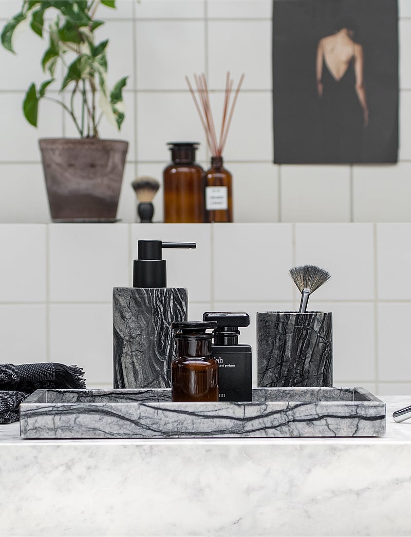 Mette Ditmer - MARBLE deco tray - nach preis einkaufen - black / grey - 0