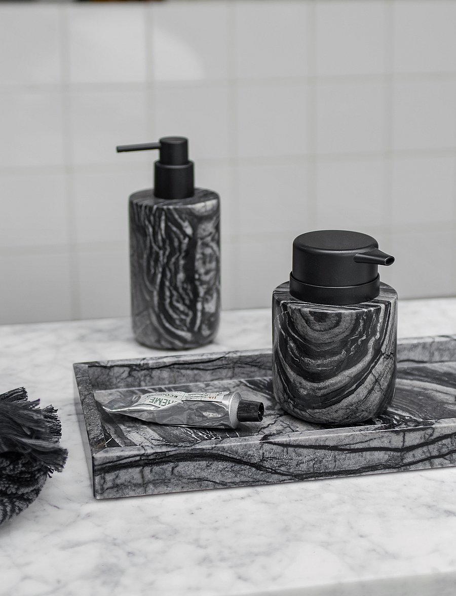 Mette Ditmer - MARBLE deco tray - nach preis einkaufen - black / grey - 2