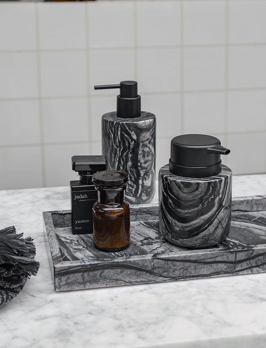 Mette Ditmer - MARBLE deco tray - nach preis einkaufen - black / grey - 3