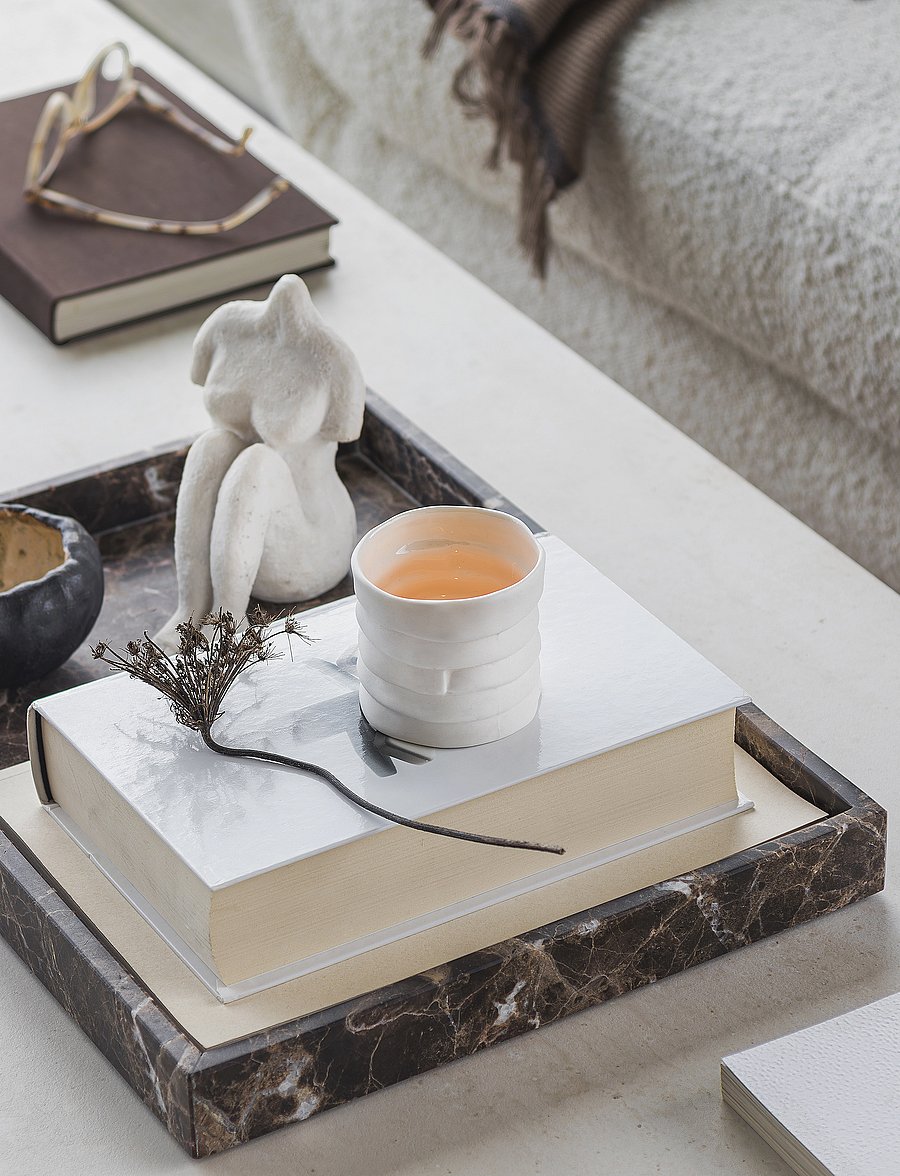 Mette Ditmer - MARBLE deco tray - nach preis einkaufen - brown - 3