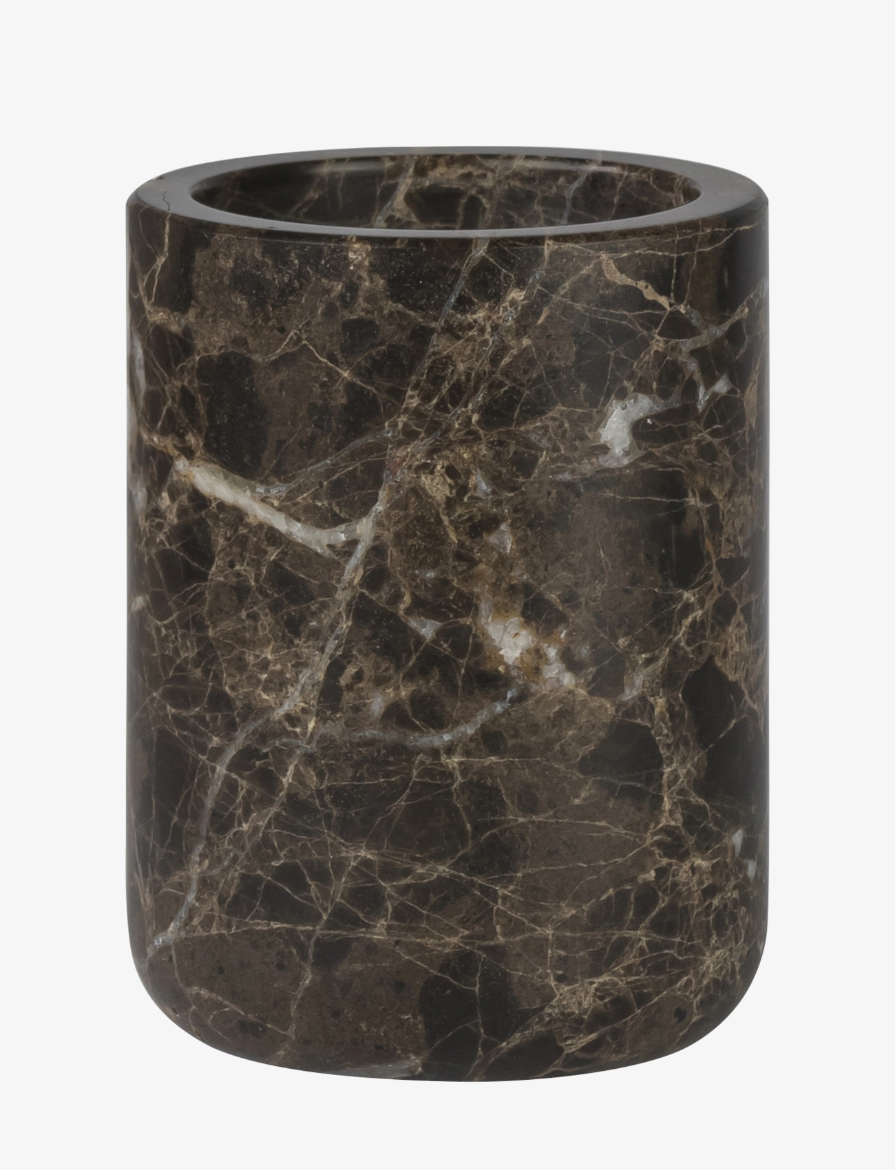 Mette Ditmer Marble Toothbrush Holder, Tandbørsteholder, Multi/mønstret, Str: 7.5X7.5X10CM