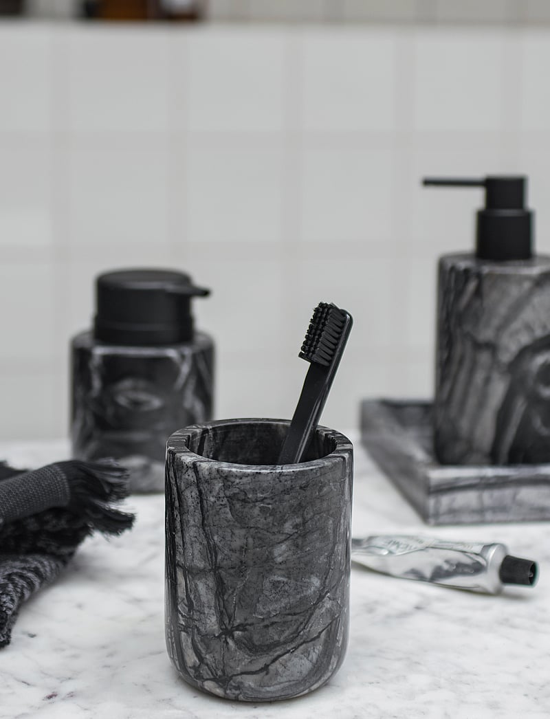 Mette Ditmer - MARBLE toothbrush holder - nach preis einkaufen - black / grey - 2