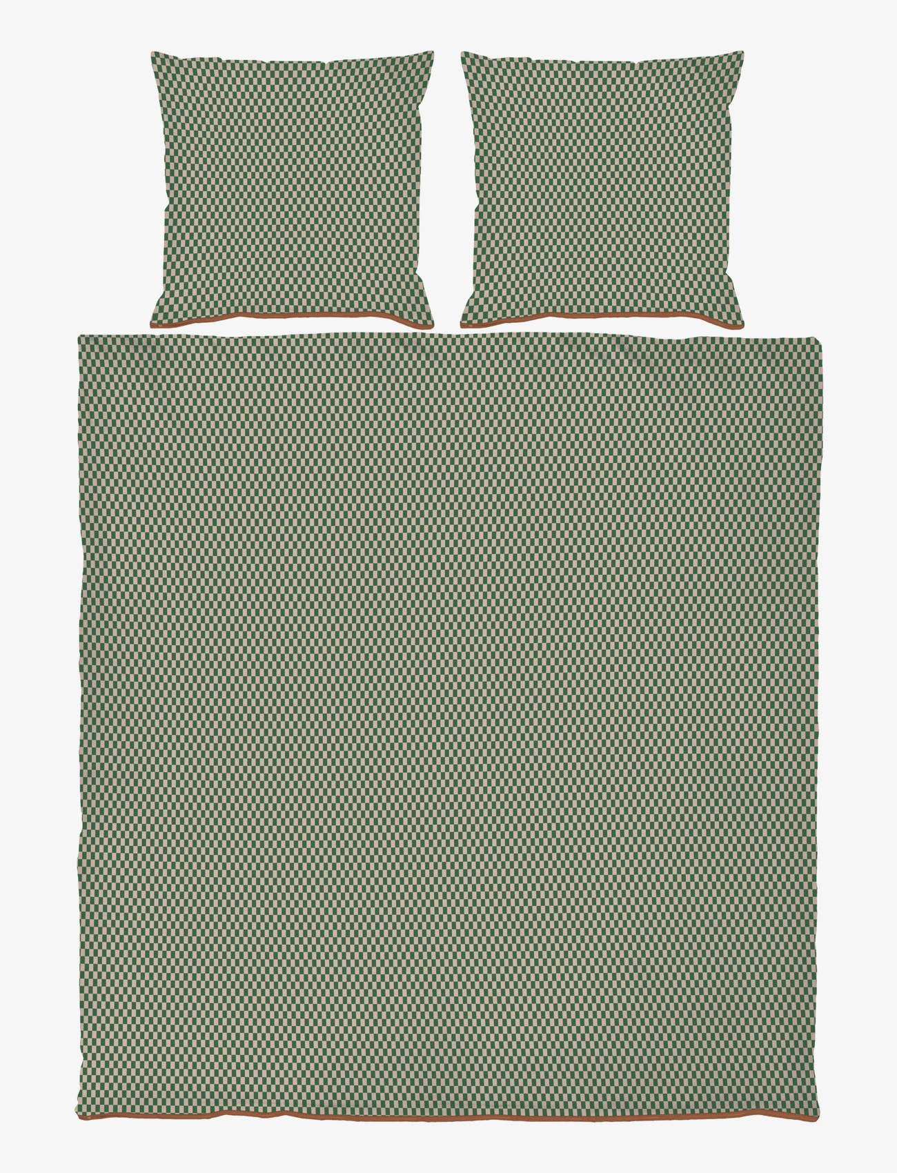 Mette Ditmer MINI bed set - Soveværelse tekstiler - PINE GREEN / TAN / green