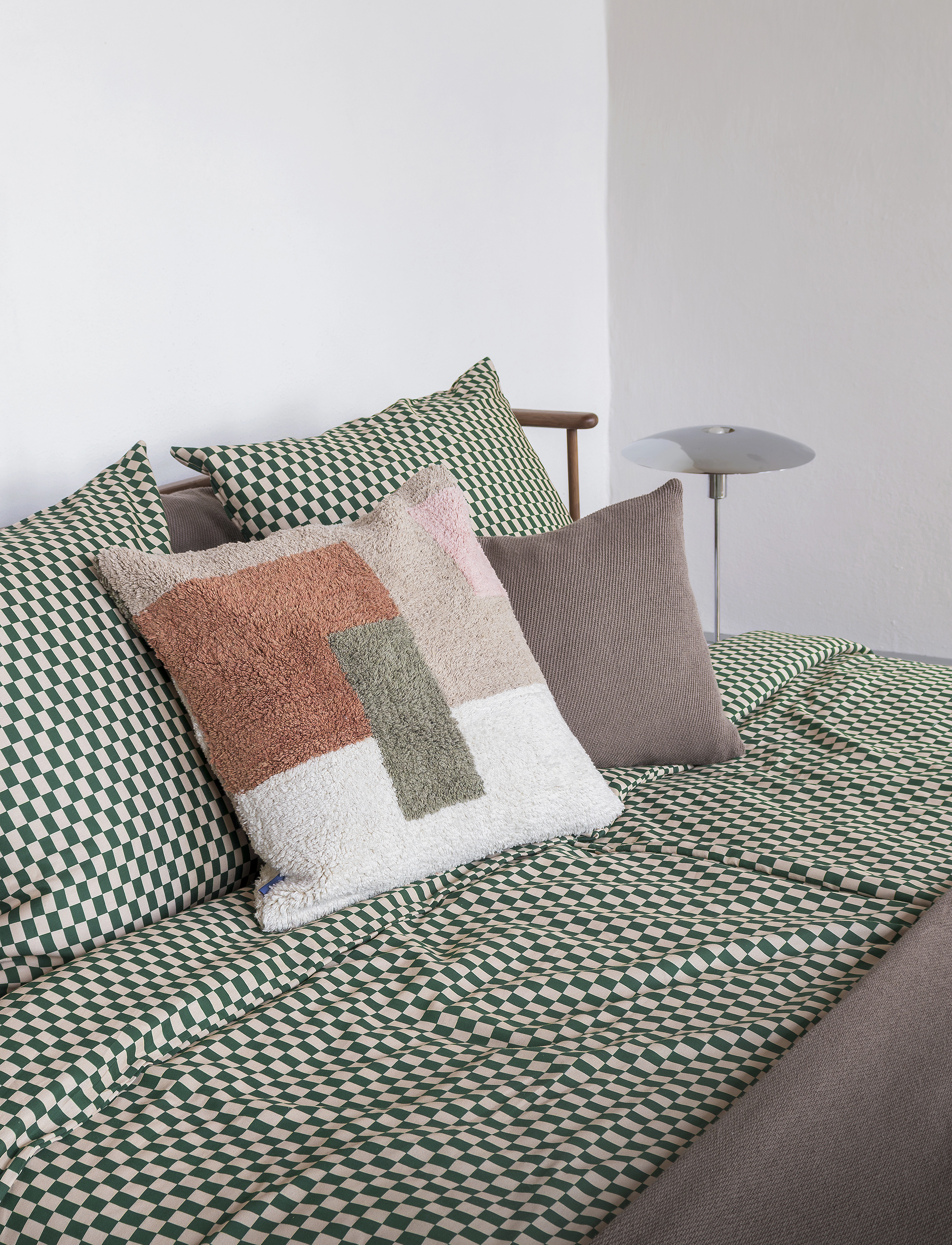 Mette Ditmer - MINI bed set - sengesæt - pine green / tan - 2