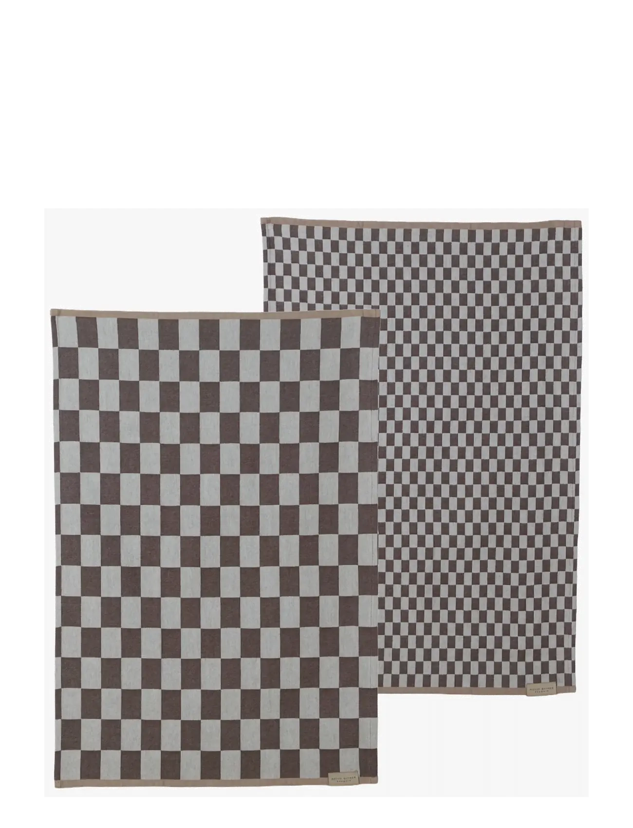 Mette Ditmer MINI-MAX tea towel, 2-pack - Tea towels - BROWN / brown