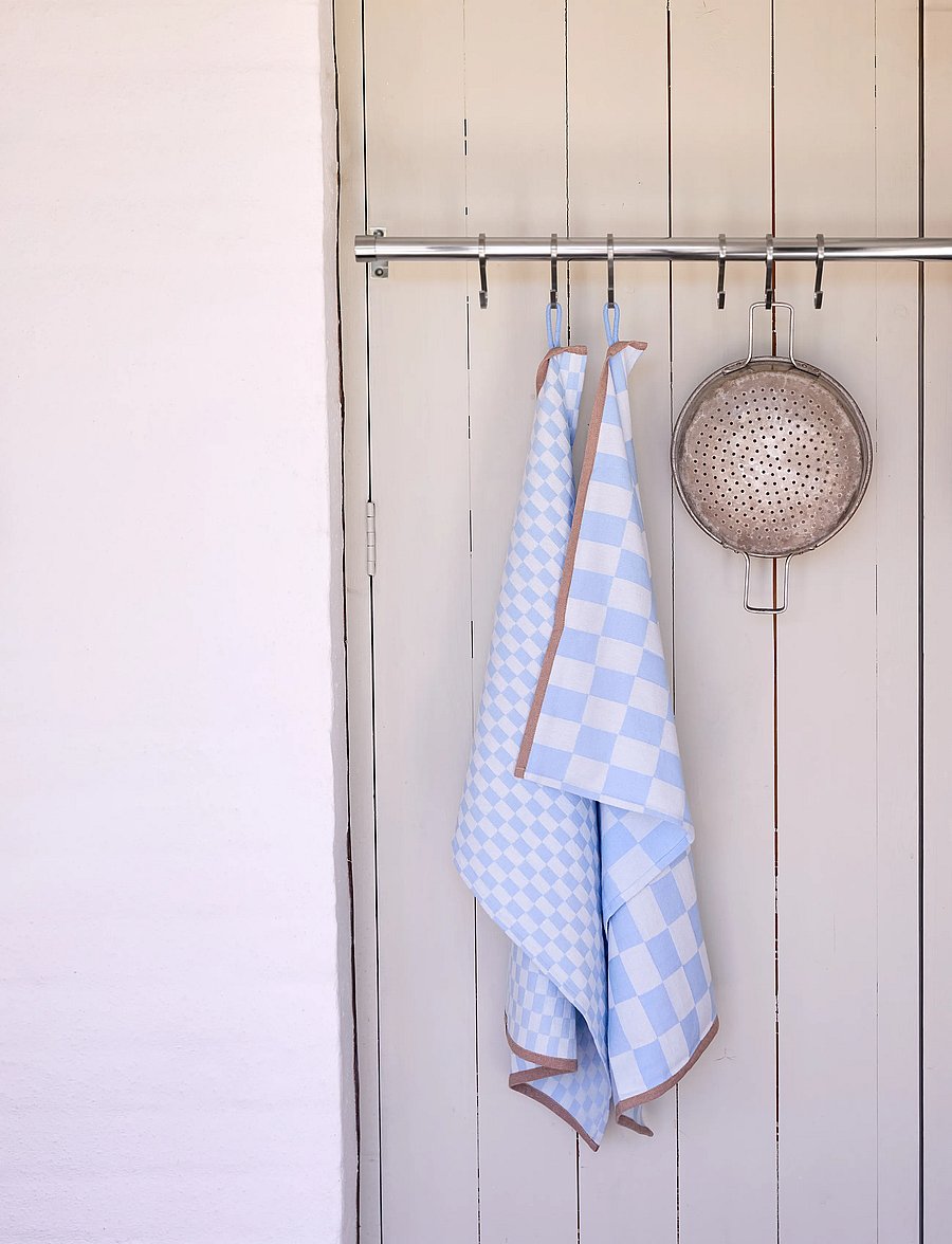 Mette Ditmer - MINI-MAX tea towel, 2-pack - virtuves dvieļi - light blue - 0