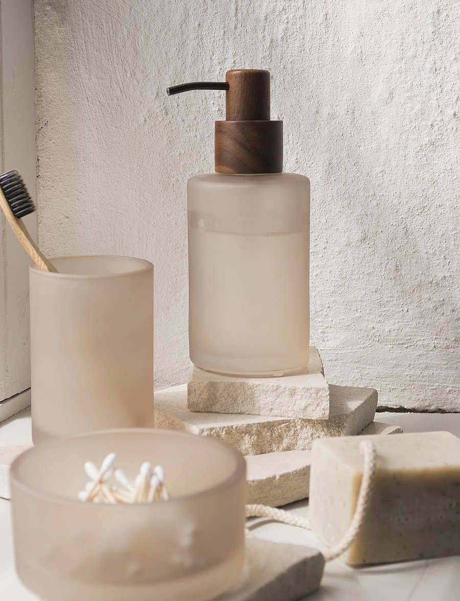 Mette Ditmer - MODEST dispenser, tall - seifenspender & seifenschalen - kit - 0