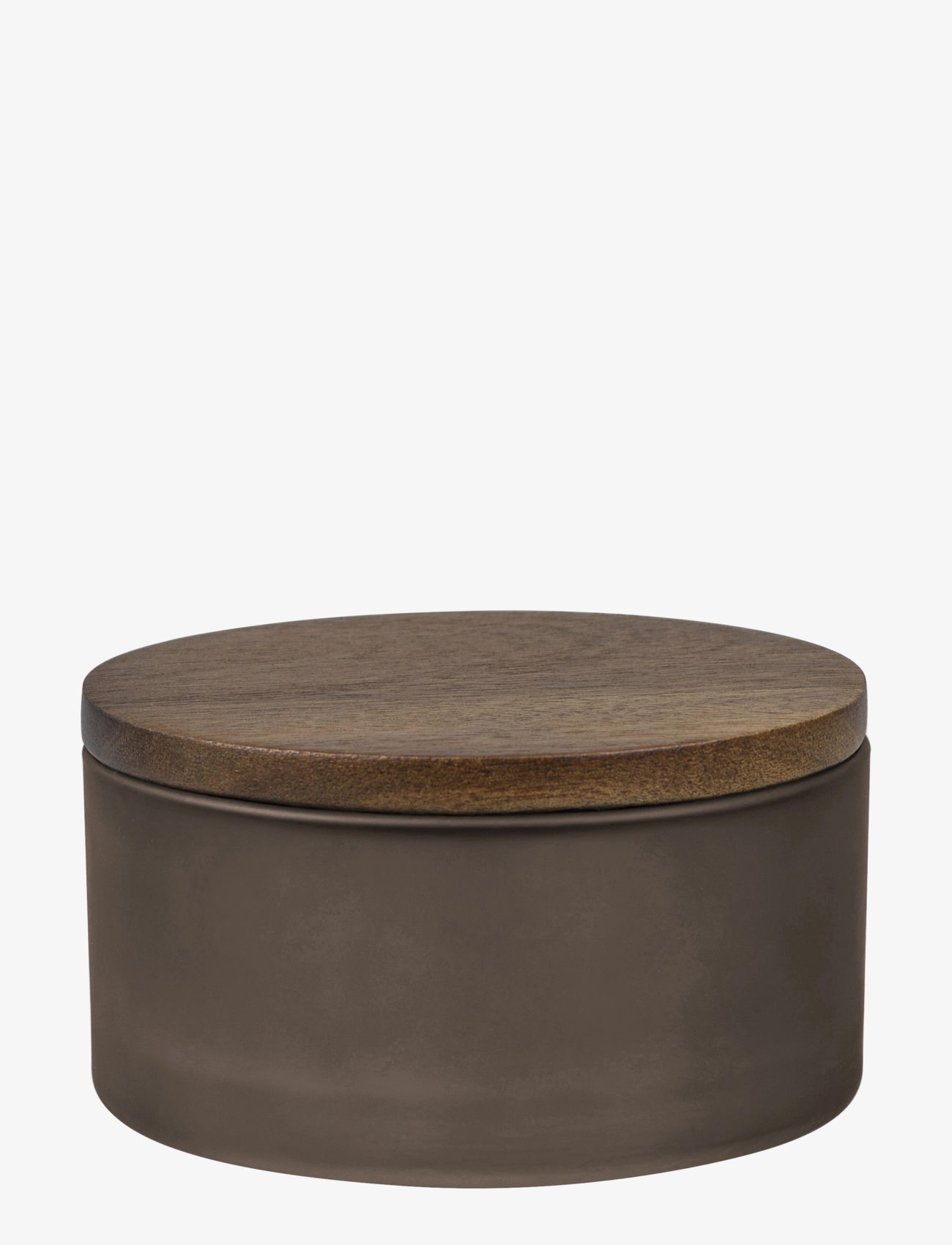 Mette Ditmer Modest Jar With Lid, Køkkenkrukke, Brun, Str: Ø10.5X H6CM