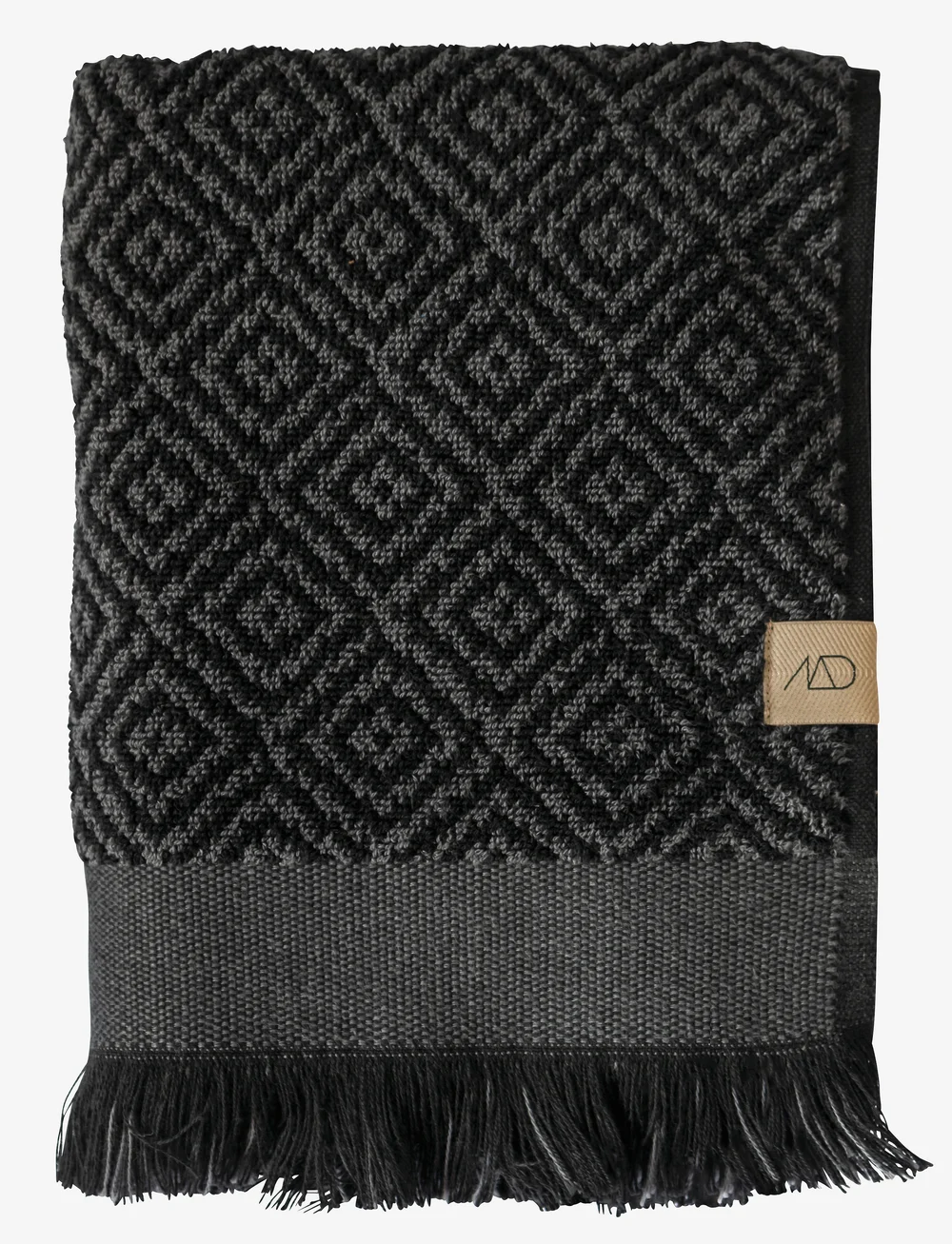 Mette Ditmer - MOROCCO Towel - handdukar - black/grey - 0