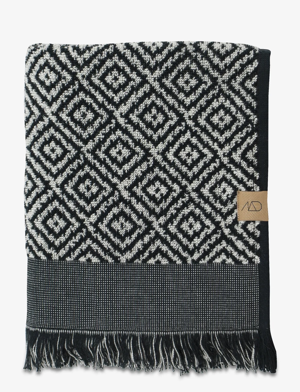 Mette Ditmer - MOROCCO Towel - handdukar - black/white - 0