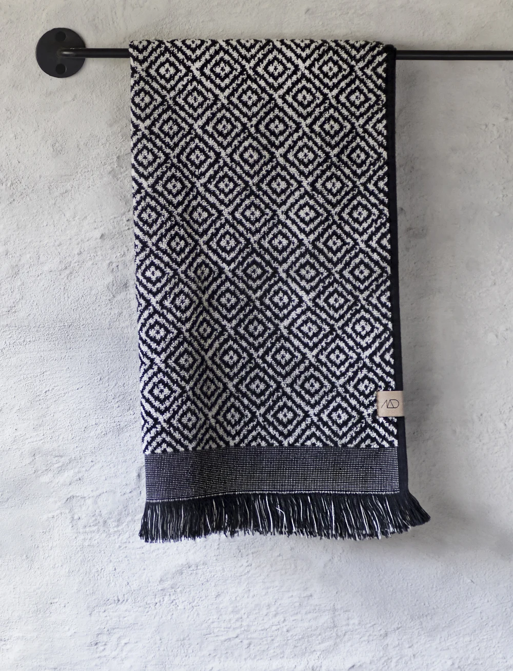 Mette Ditmer - MOROCCO Towel - handdukar - black/white - 3