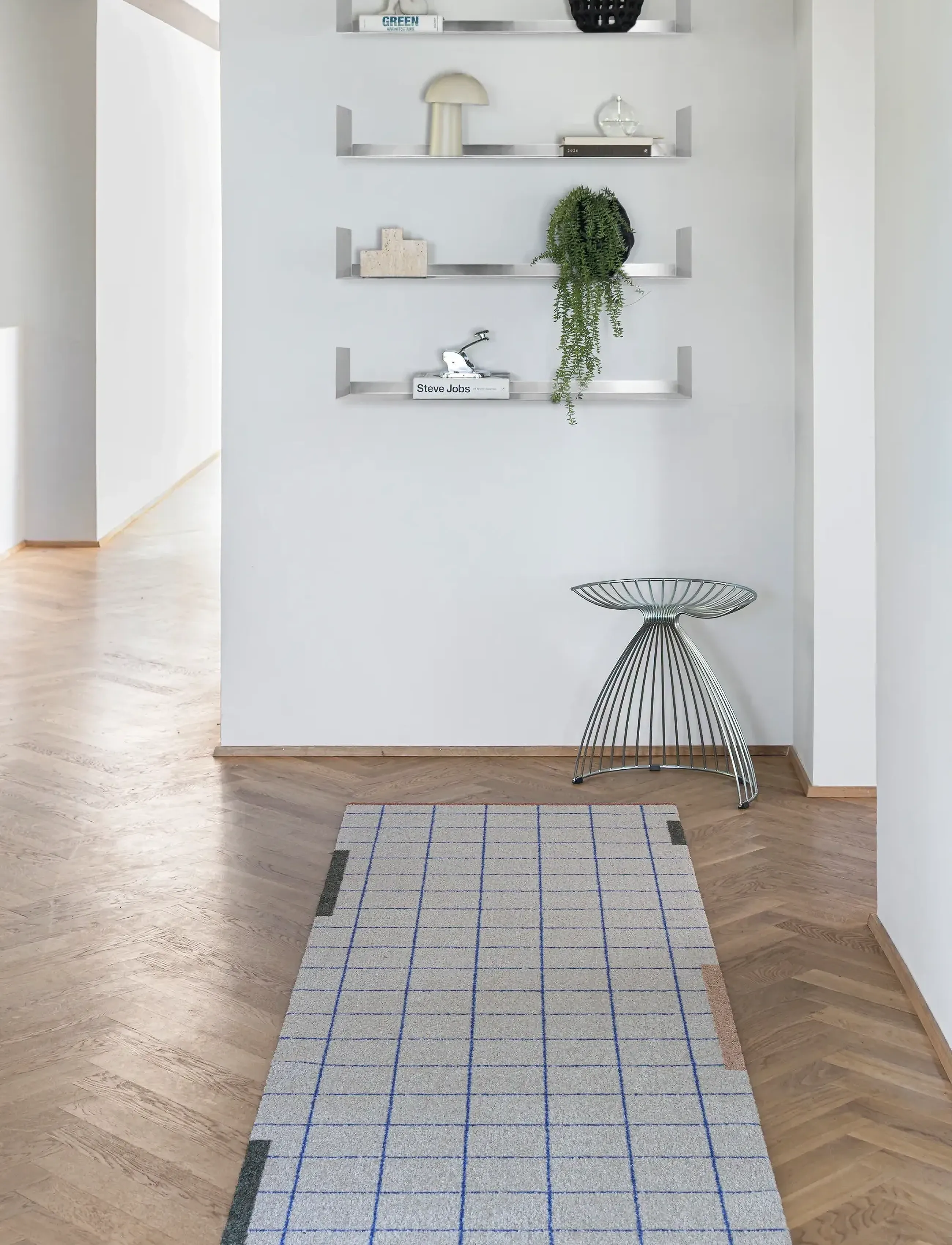 Mette Ditmer Network All-Round Runner, 77X 240 cm, Rugs & Carpets, Grau - Hallway Runners, Homeware