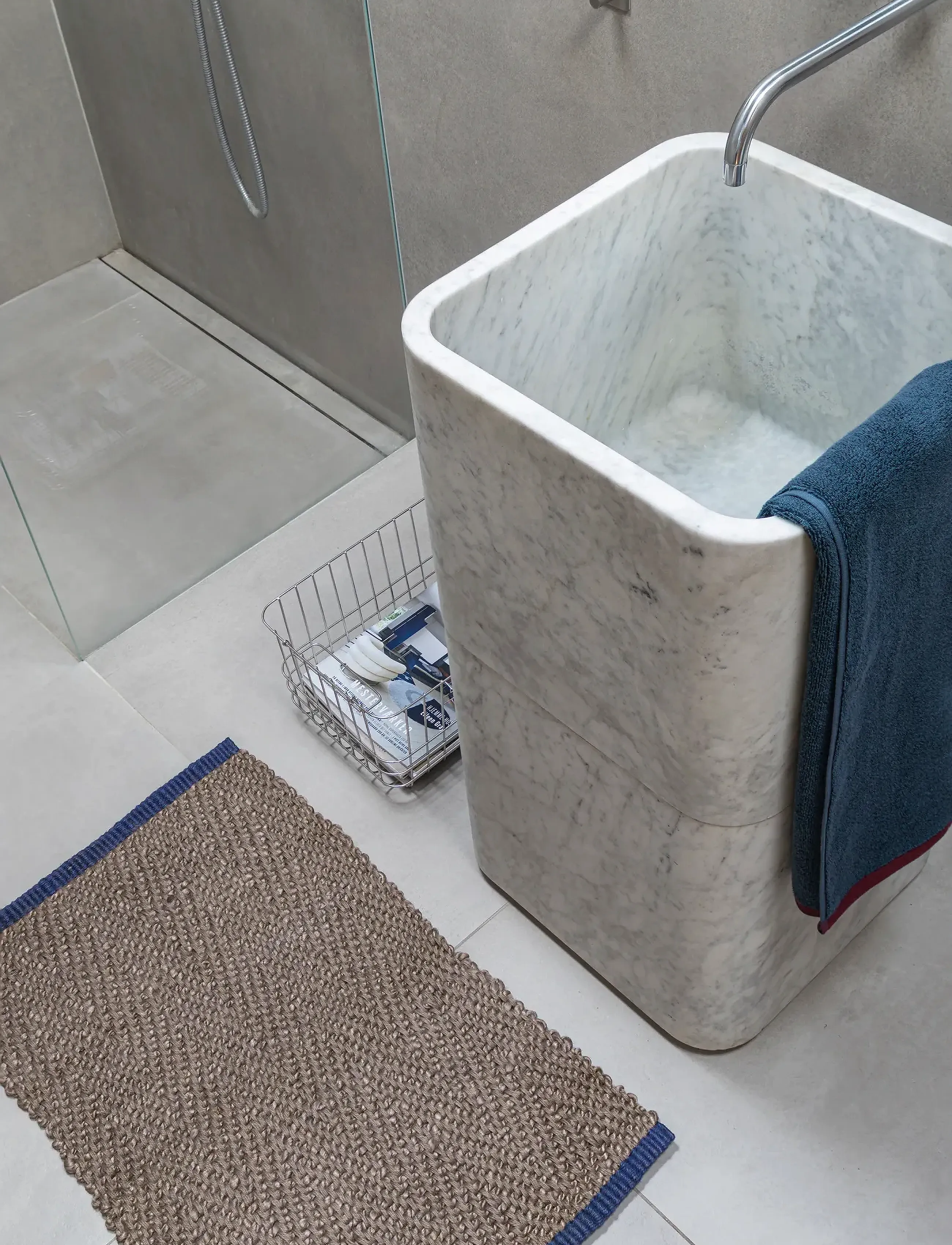 Mette Ditmer Notes Mat, 50X 80 cm, Rugs & Carpets, Braun - Door Mats, Homeware