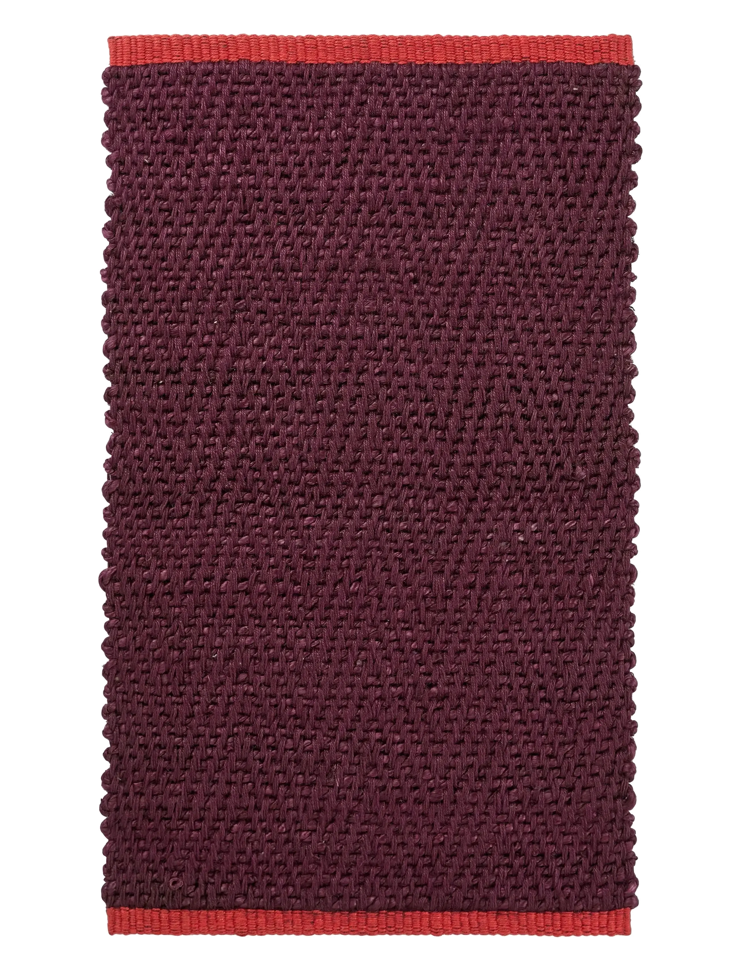 Mette Ditmer Notes Mat, Dørmåtte, Bordeaux, Str: 50X 80CM