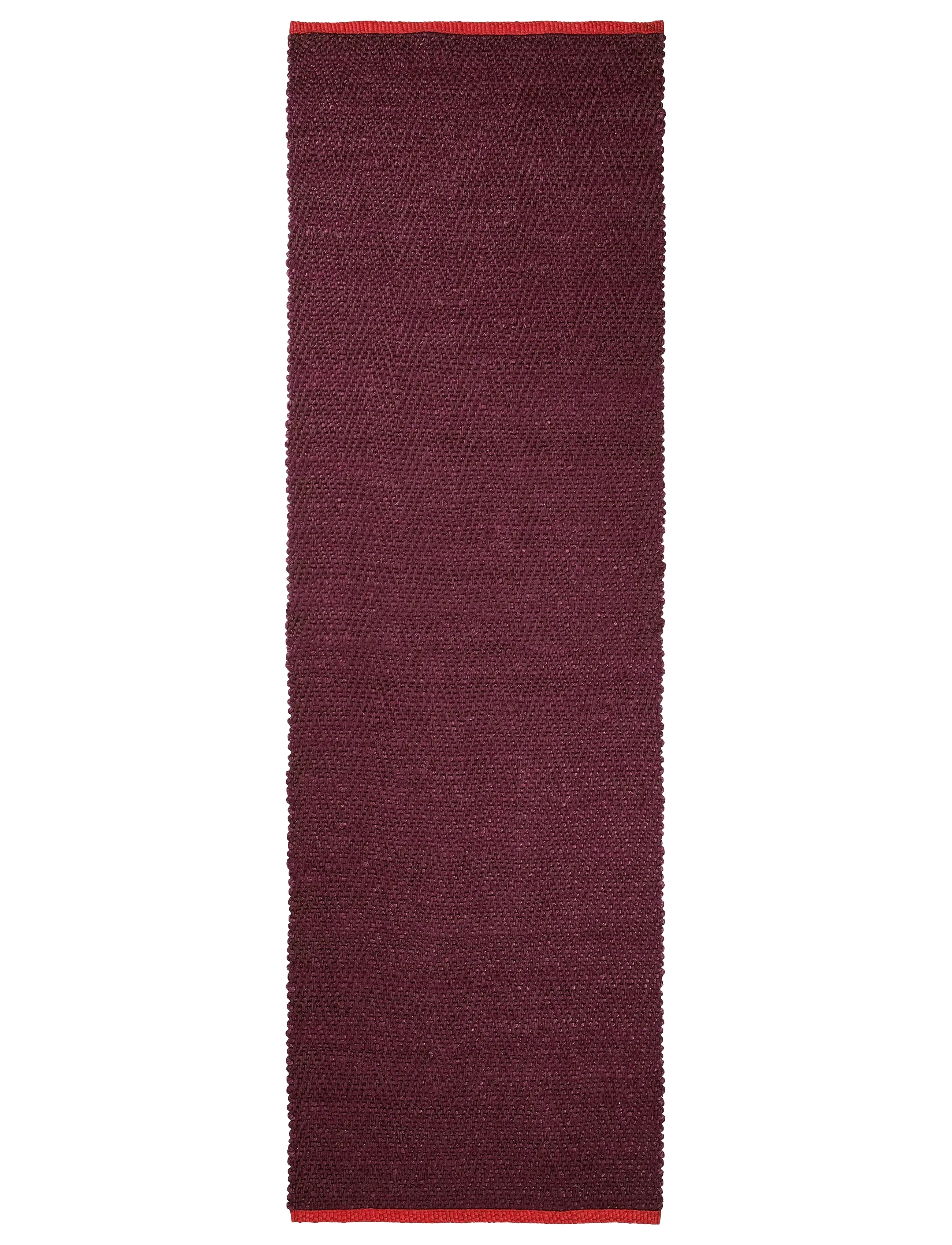 Mette Ditmer NOTES runner, large - Tæpper - WINE / burgundy
