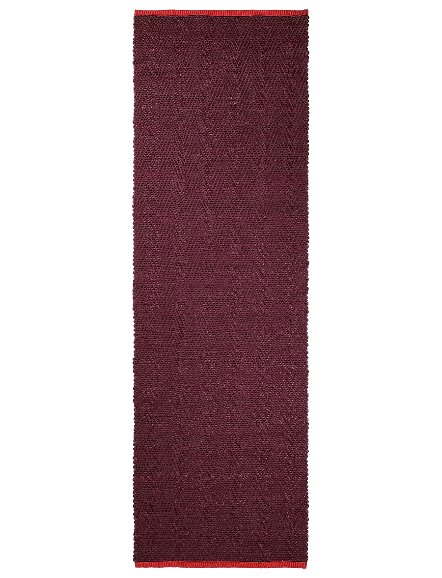 Mette Ditmer - NOTES runner, large - vaibad koridori - wine - 1