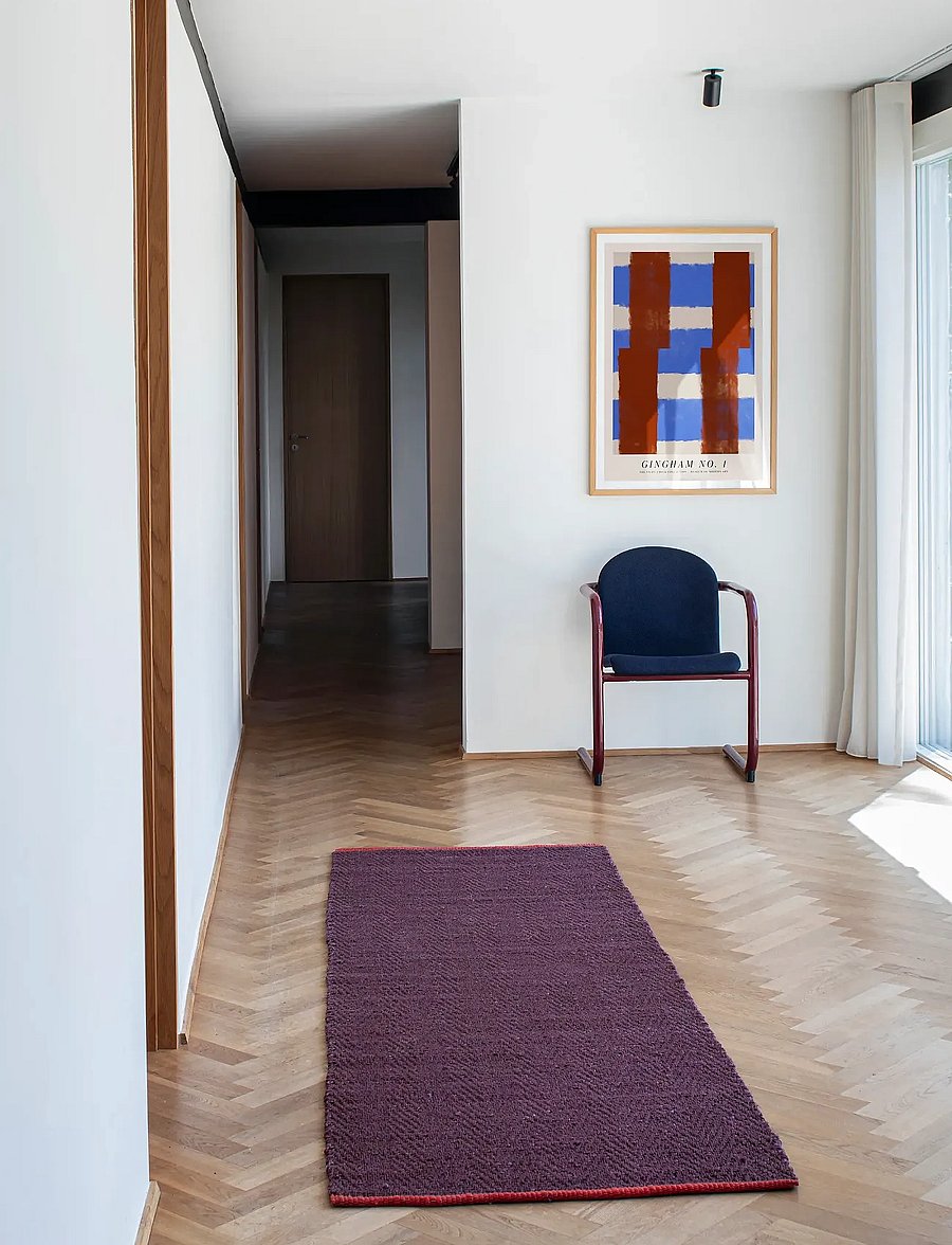 Mette Ditmer - NOTES runner, large - vaibad koridori - wine - 2